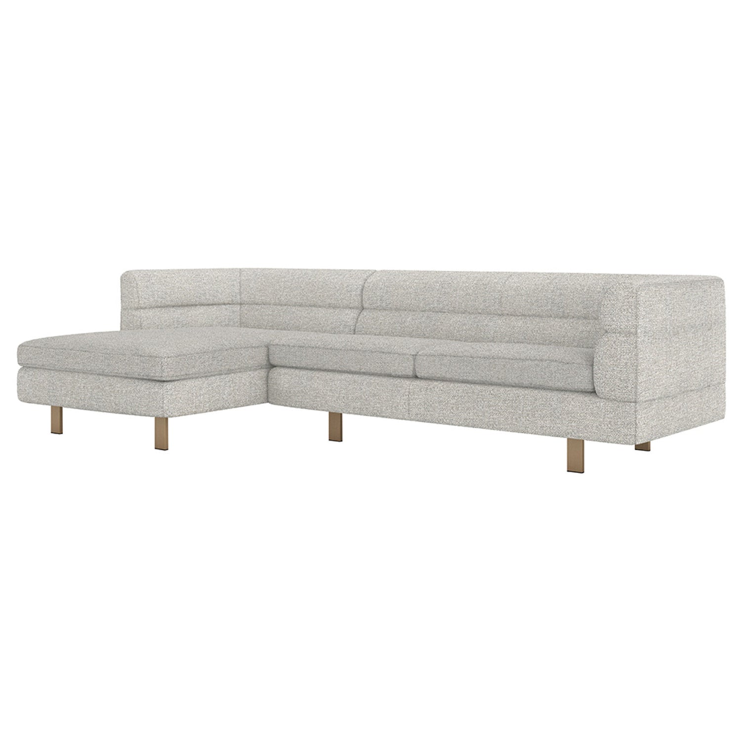 Interlude Home Ornette 2 Piece Chaise Sectional Sofa