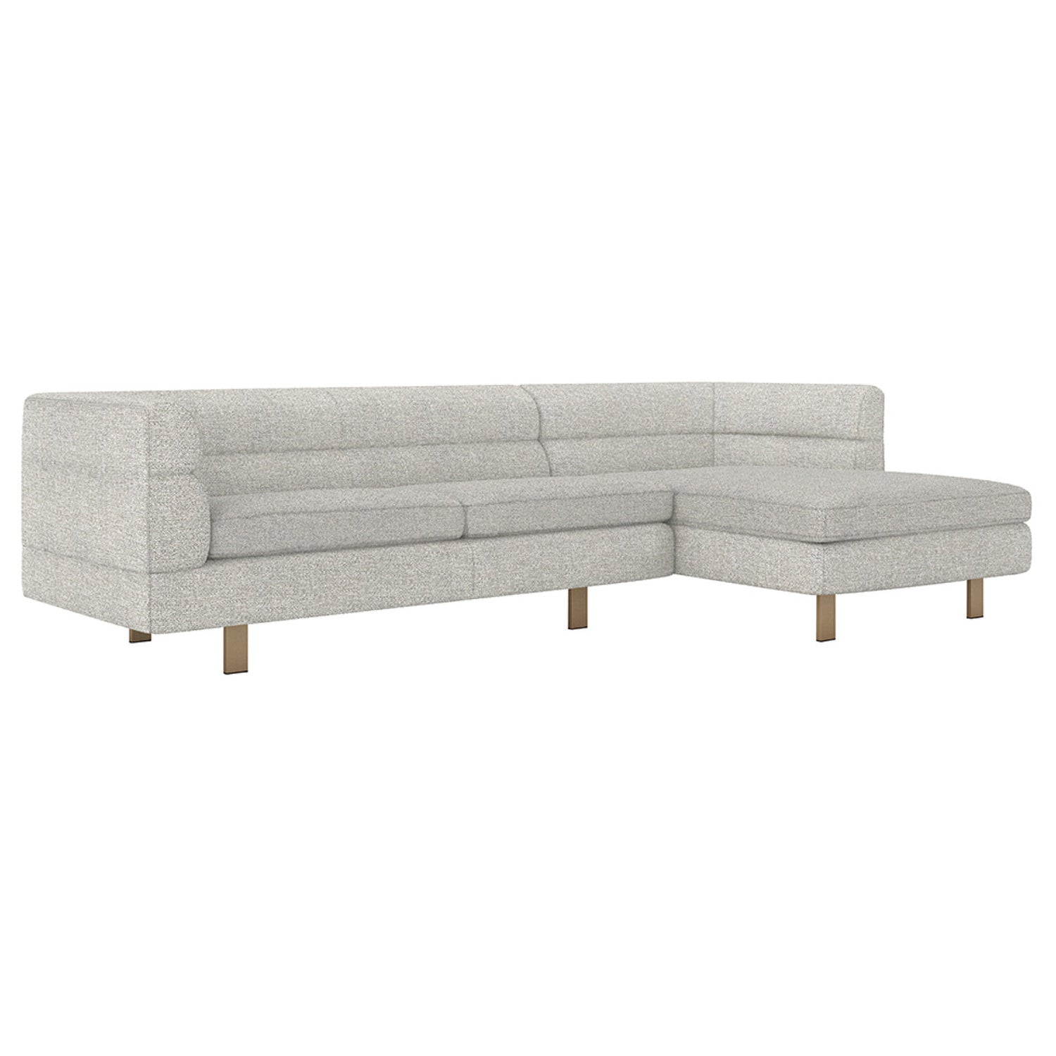 Interlude Home Ornette 2 Piece Chaise Sectional Sofa