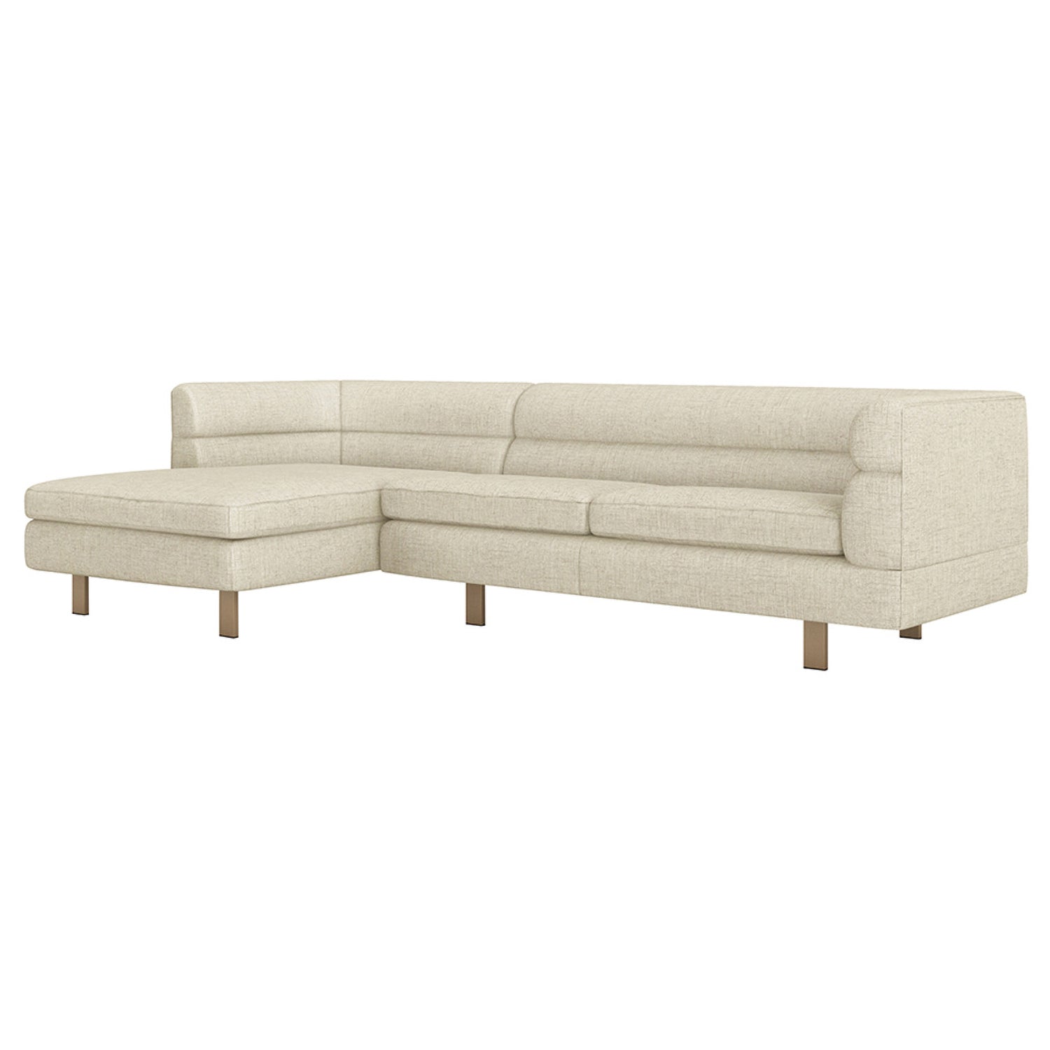 Interlude Home Ornette 2 Piece Chaise Sectional Sofa