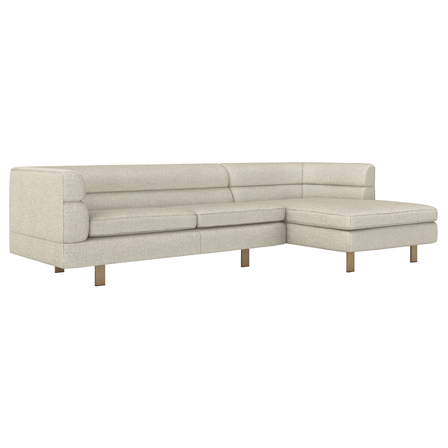 Interlude Home Ornette 2 Piece Chaise Sectional Sofa