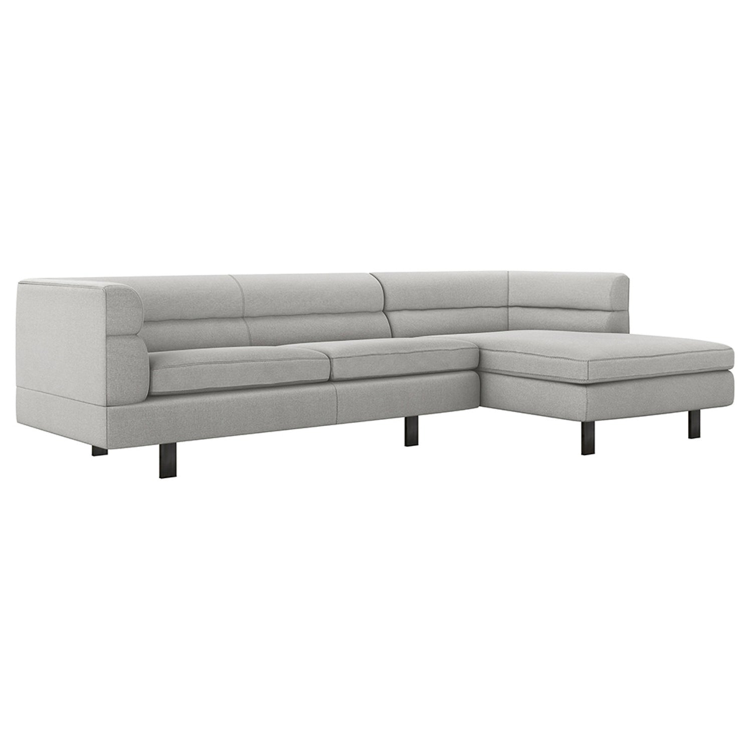 Interlude Home Ornette 2 Piece Chaise Sectional Sofa