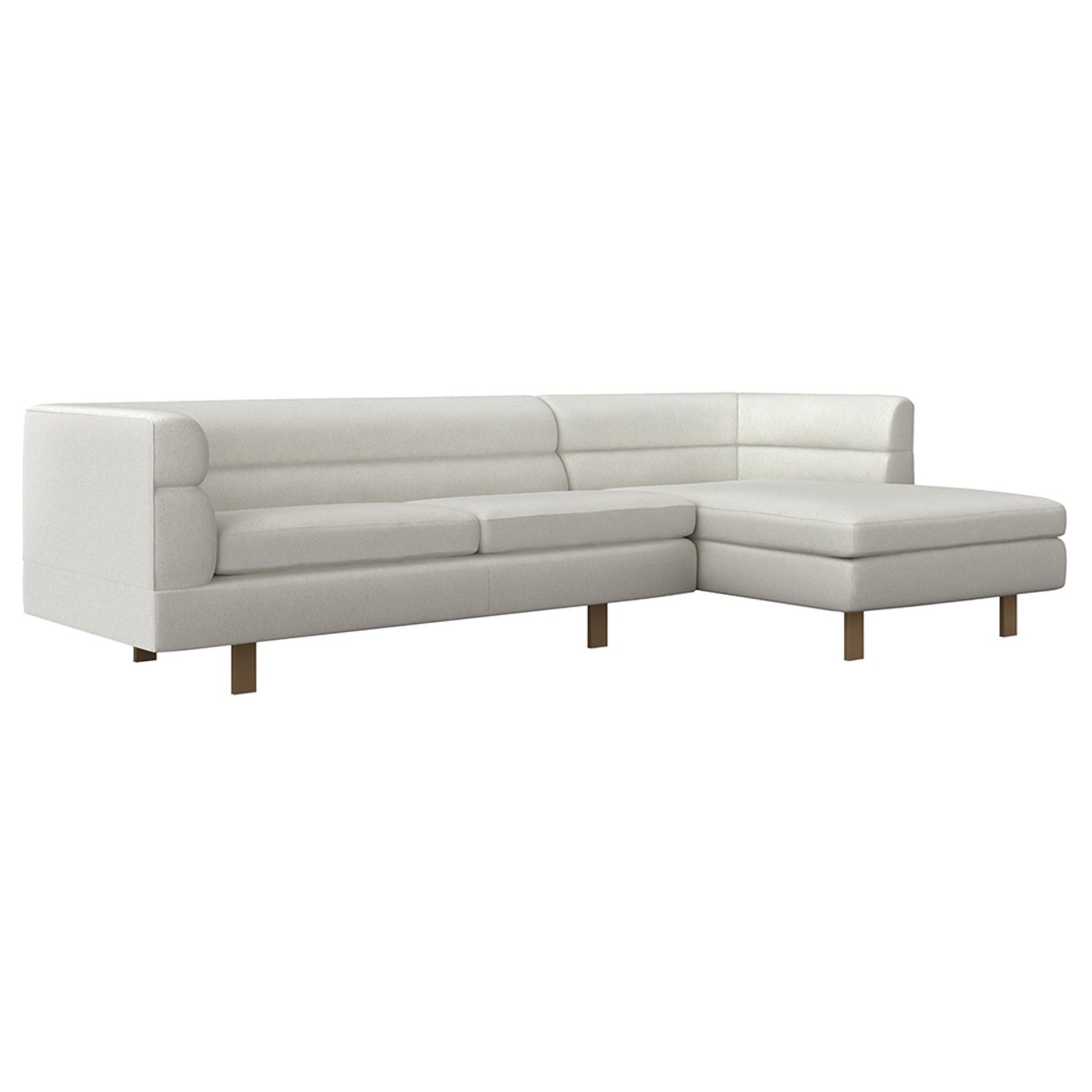 Interlude Home Ornette 2 Piece Chaise Sectional Sofa