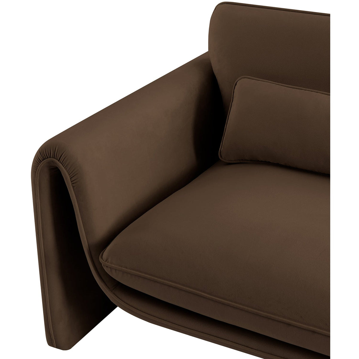 Sloan Brown Velvet Upholstered Chair