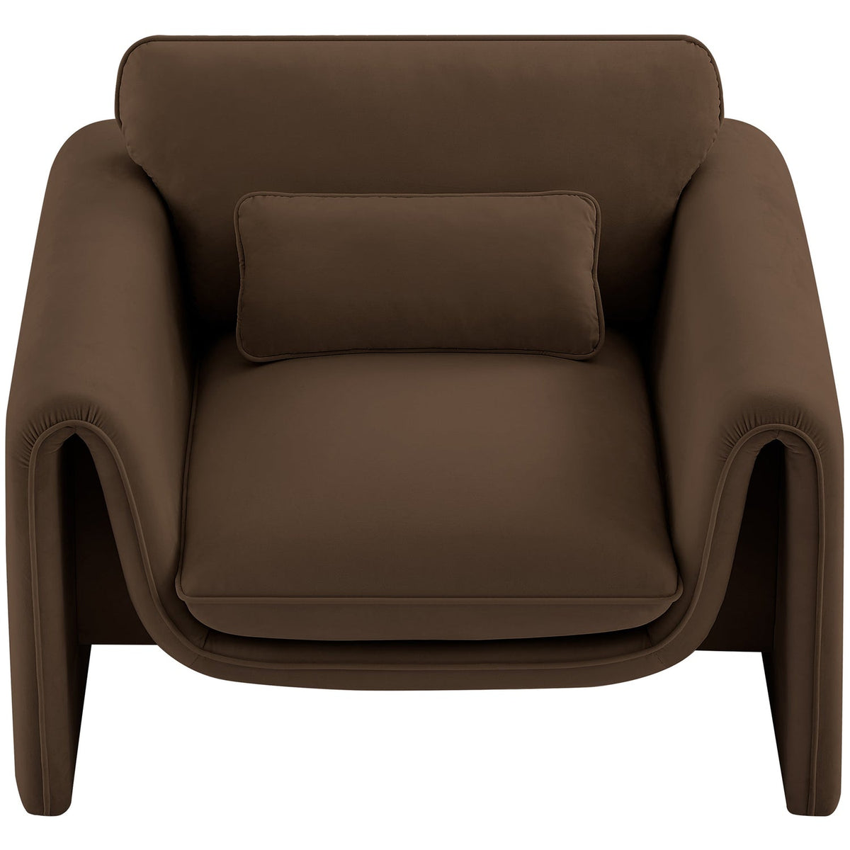 Sloan Brown Velvet Upholstered Chair