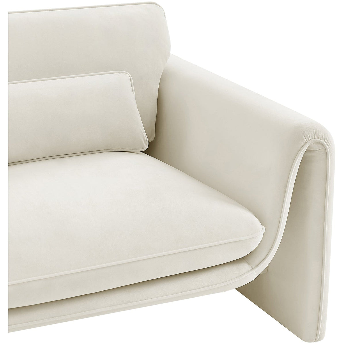 Sloan Cream Velvet Upholstered Chair