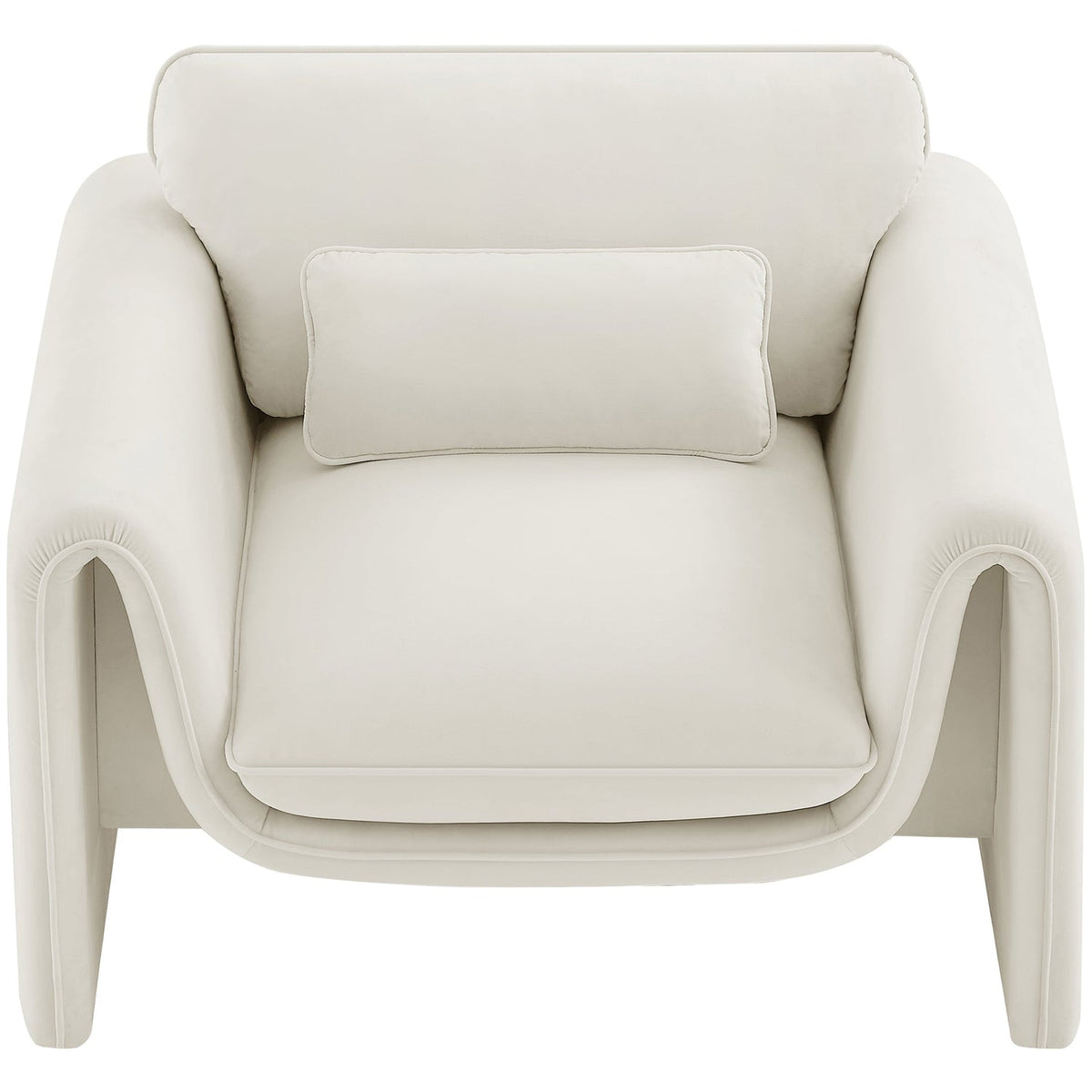 Sloan Cream Velvet Upholstered Chair