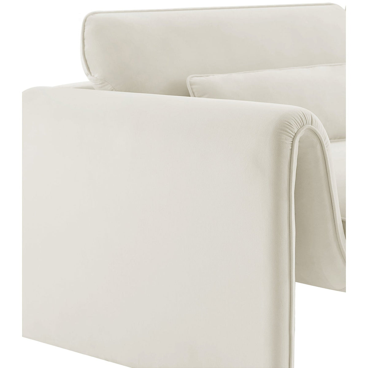 Sloan Cream Velvet Upholstered Chair