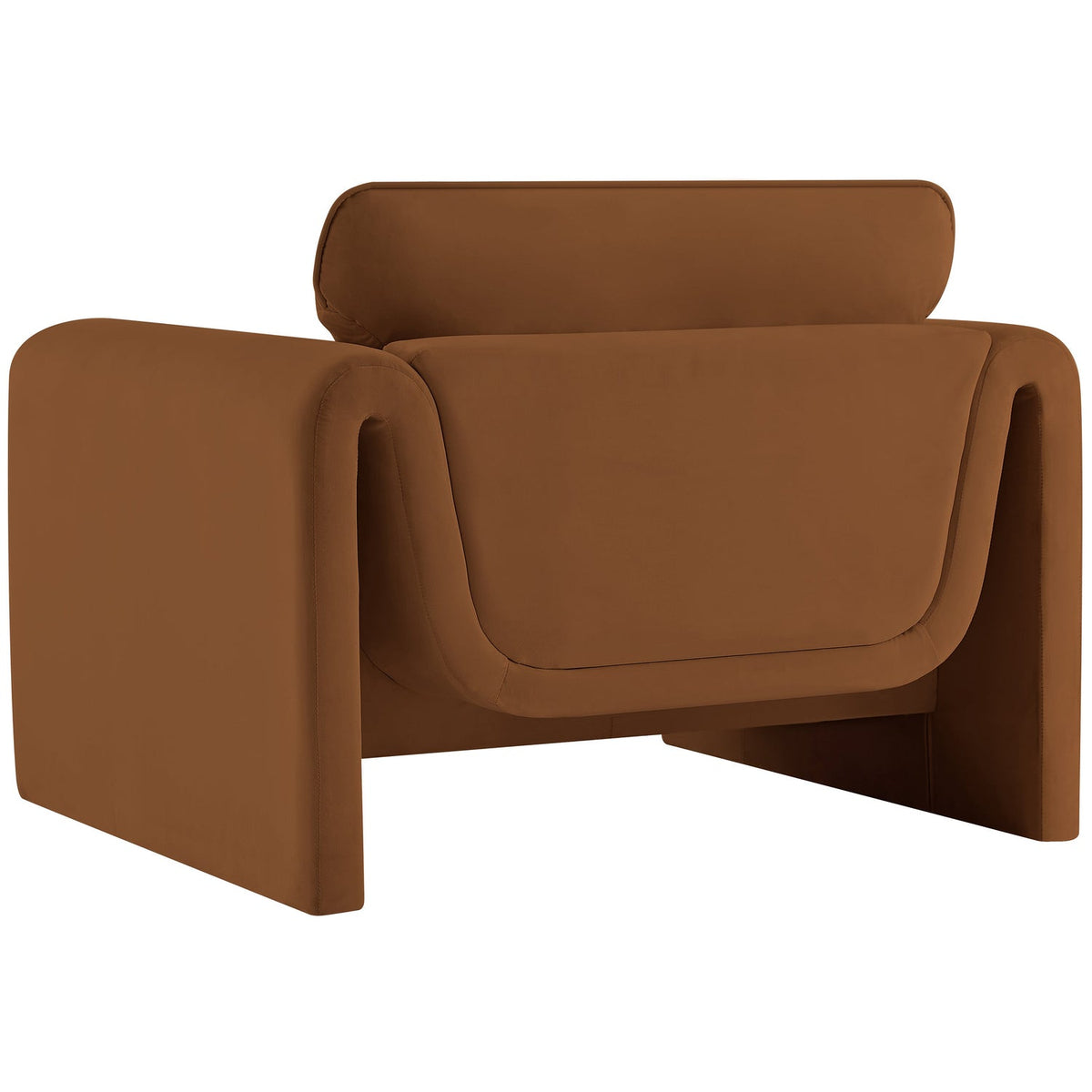 Sloan Saddle Velvet Upholstered Chair