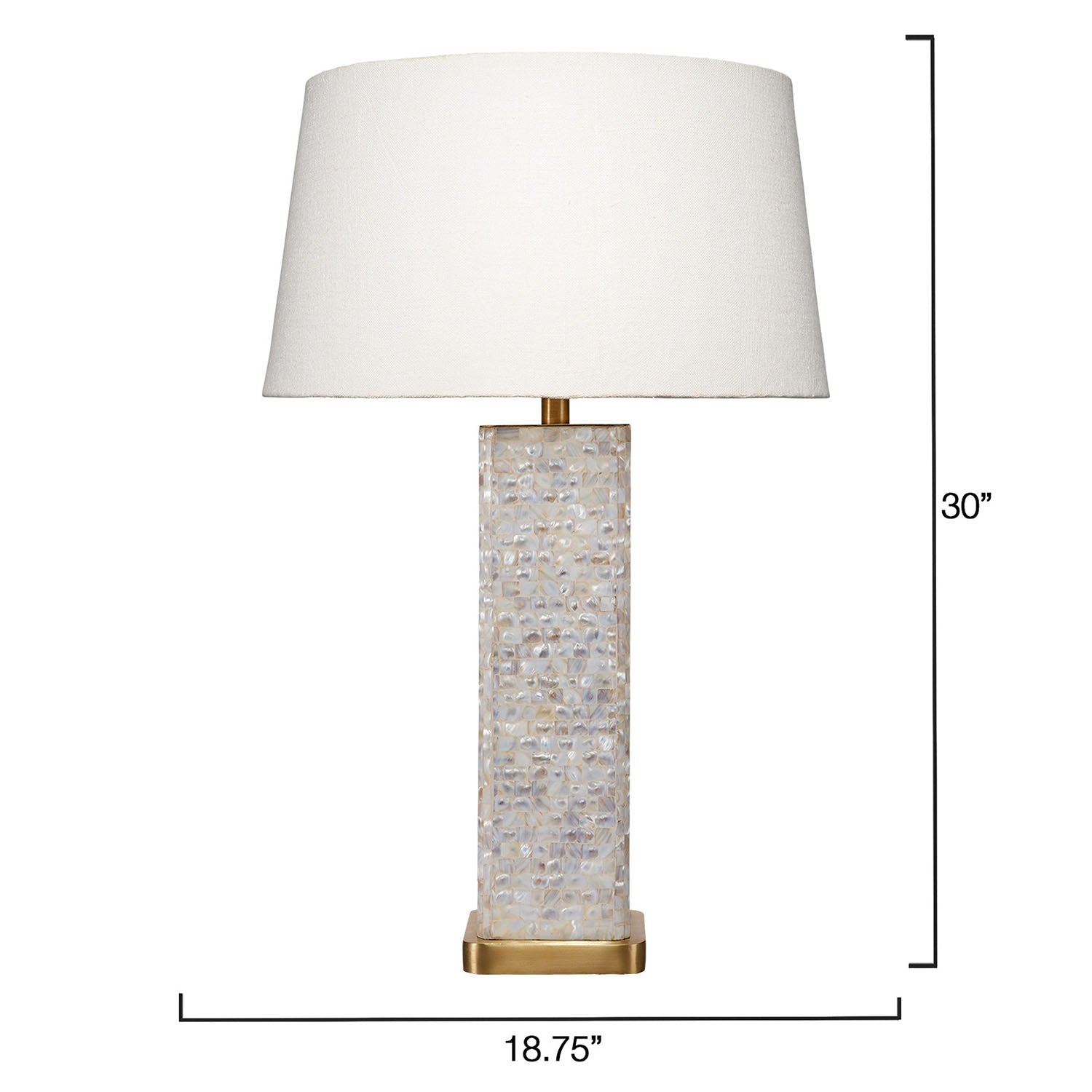 Jamie Young Preston Mother of Pearl Table Lamp