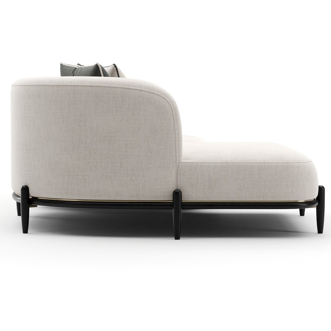 Caracole Madera LAF Small Chaise Sectional Sofa