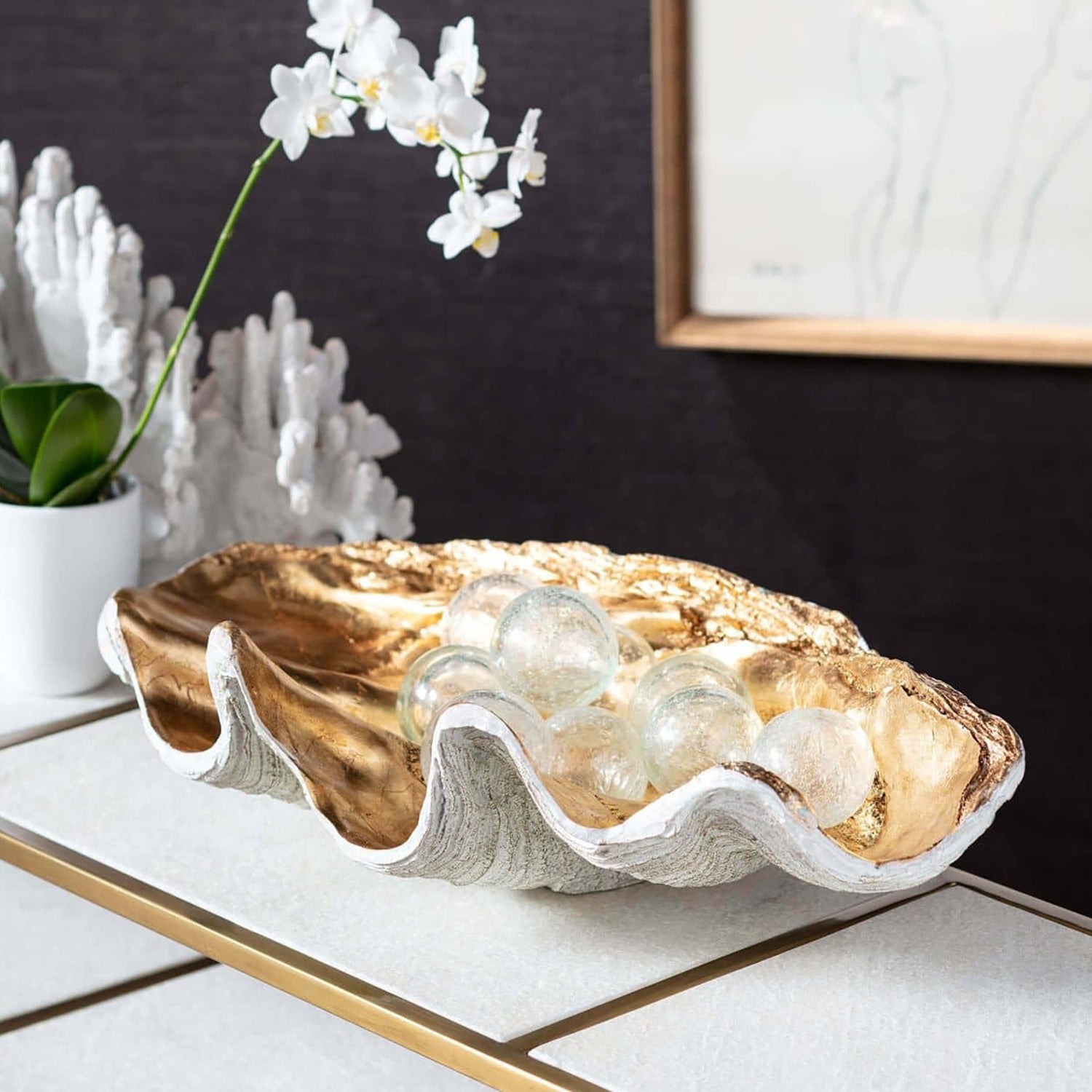 Regina Andrew Clam Shell Bowl