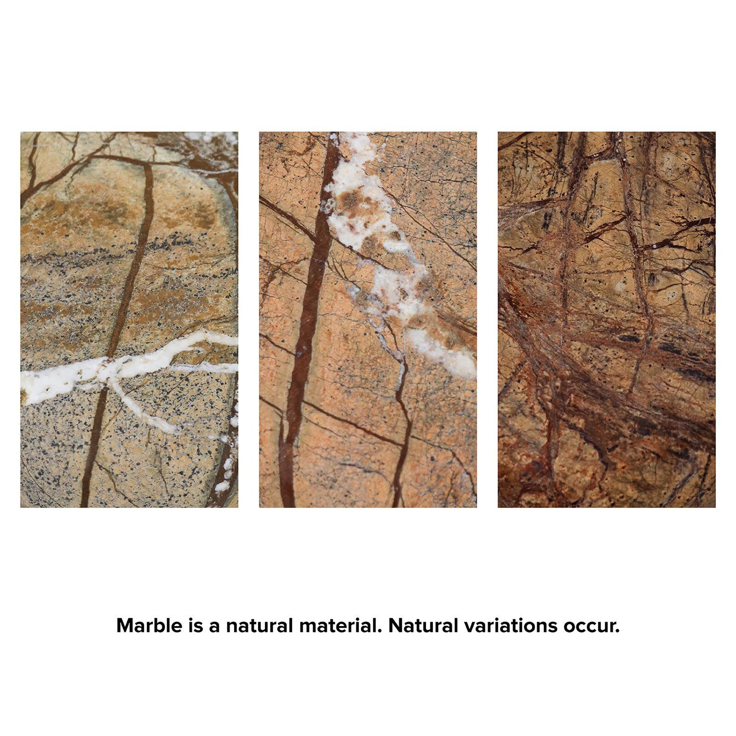 Regina Andrew Marlow Brown Marble Plate