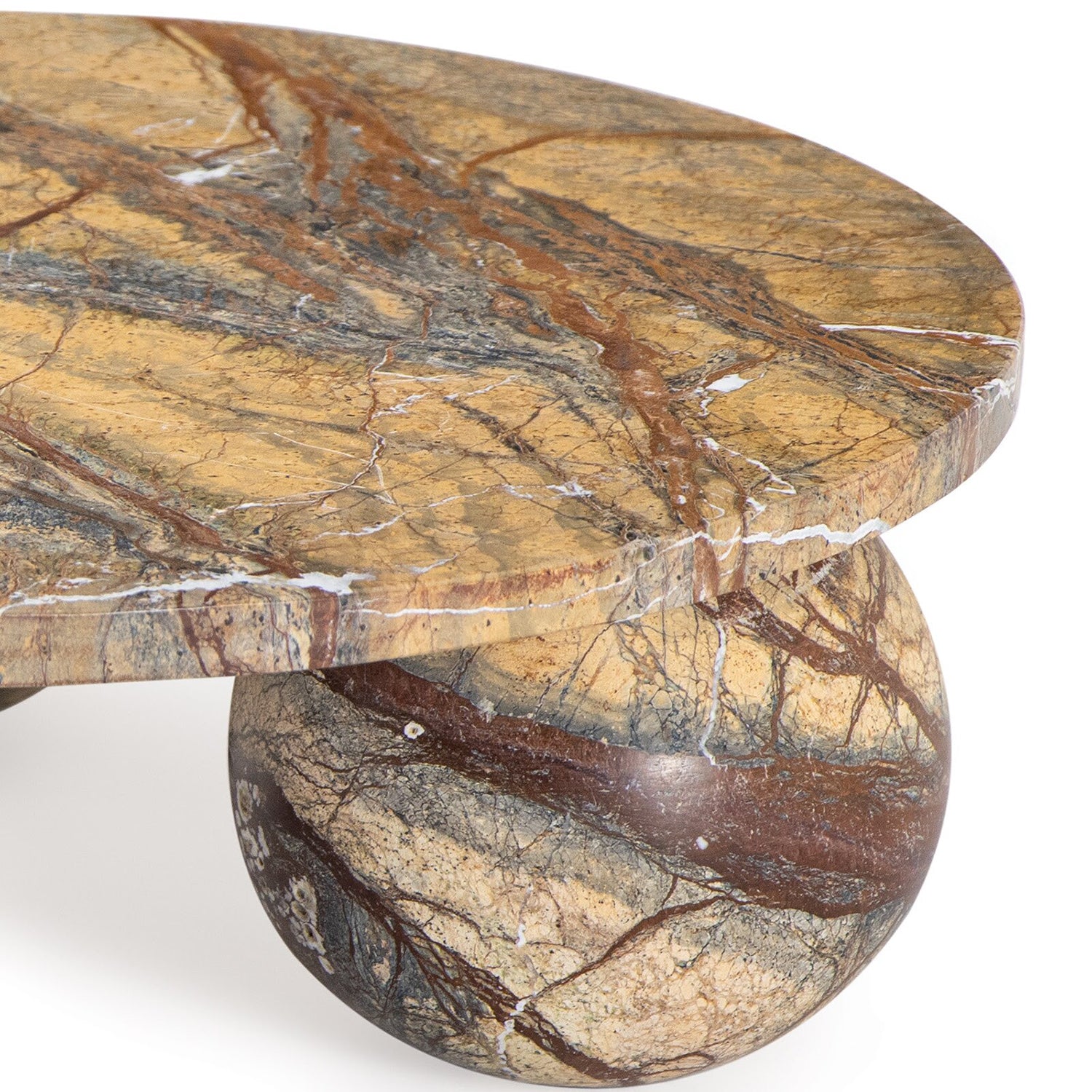 Regina Andrew Marlow Brown Marble Plate