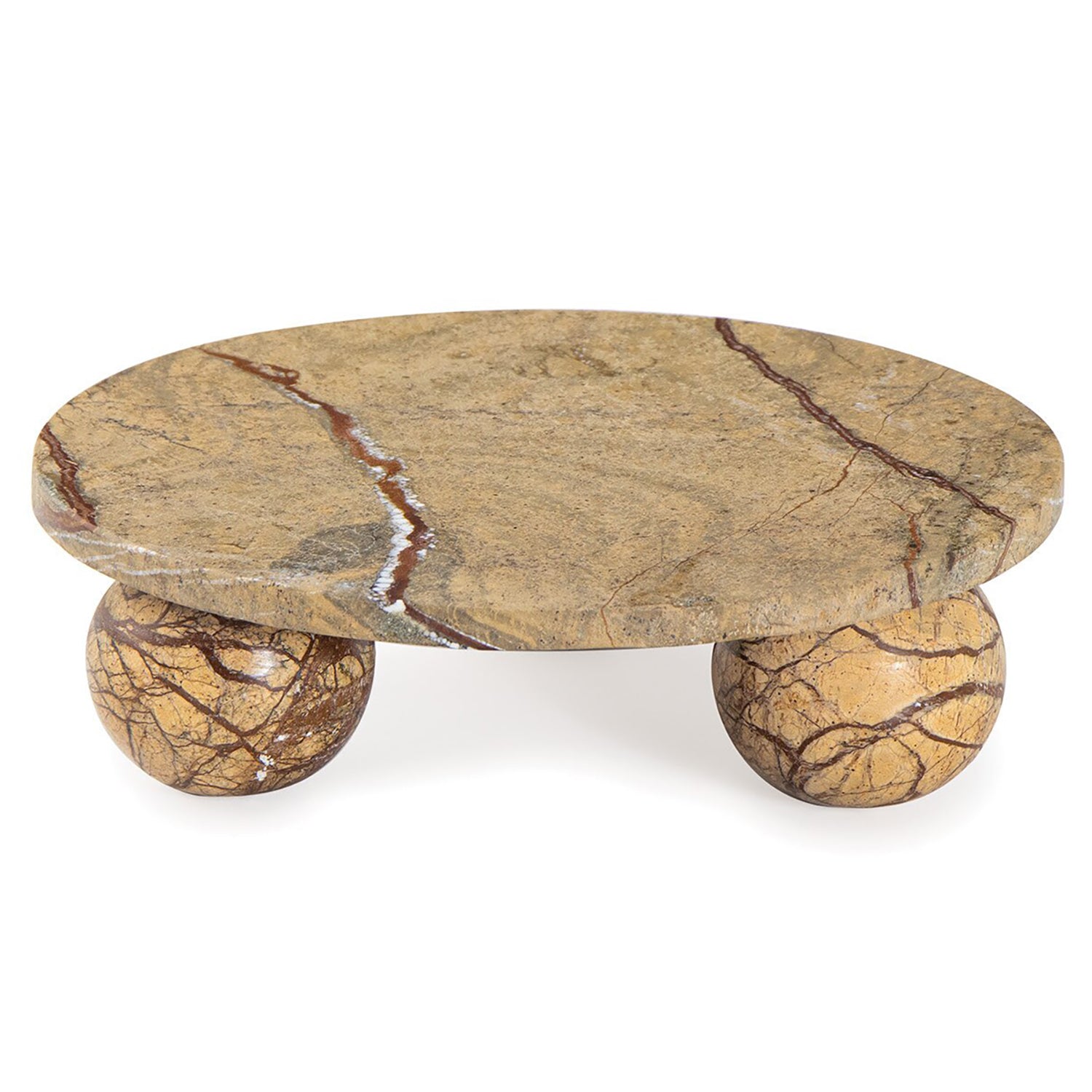 Regina Andrew Marlow Brown Marble Plate