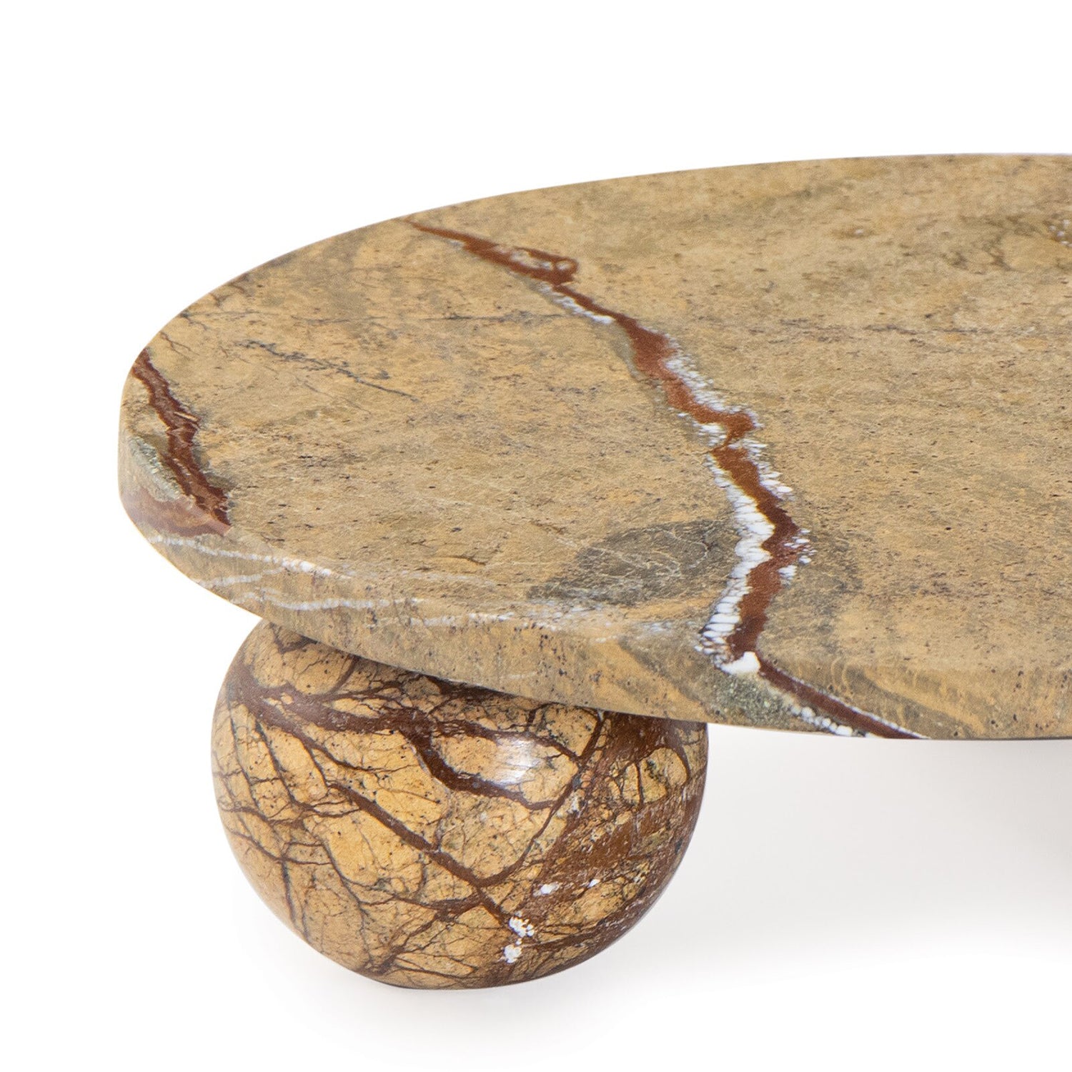 Regina Andrew Marlow Brown Marble Plate