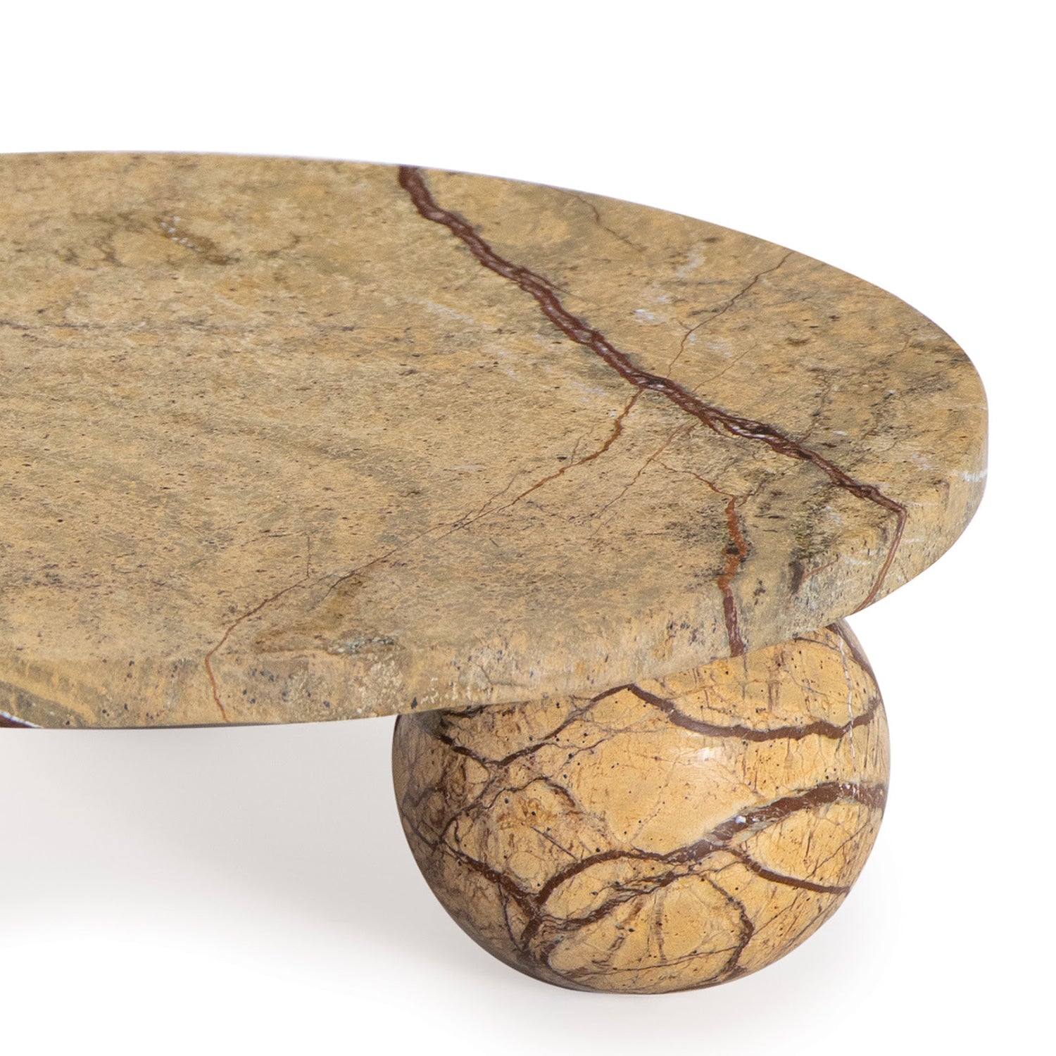 Regina Andrew Marlow Brown Marble Plate