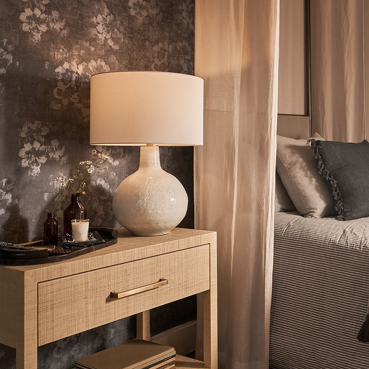 Regina Andrew Forte Oval Leather Tray