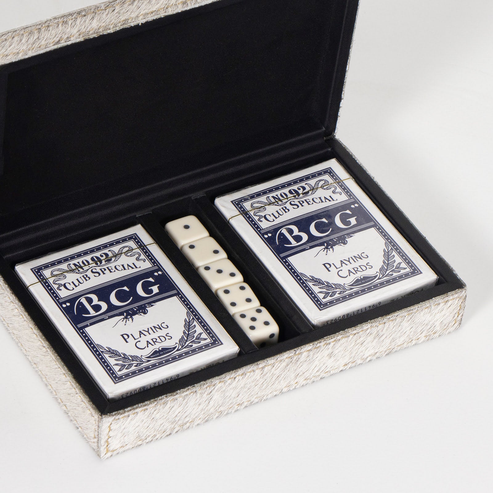 Regina Andrew Andres Hair on Hide Playing Card Set