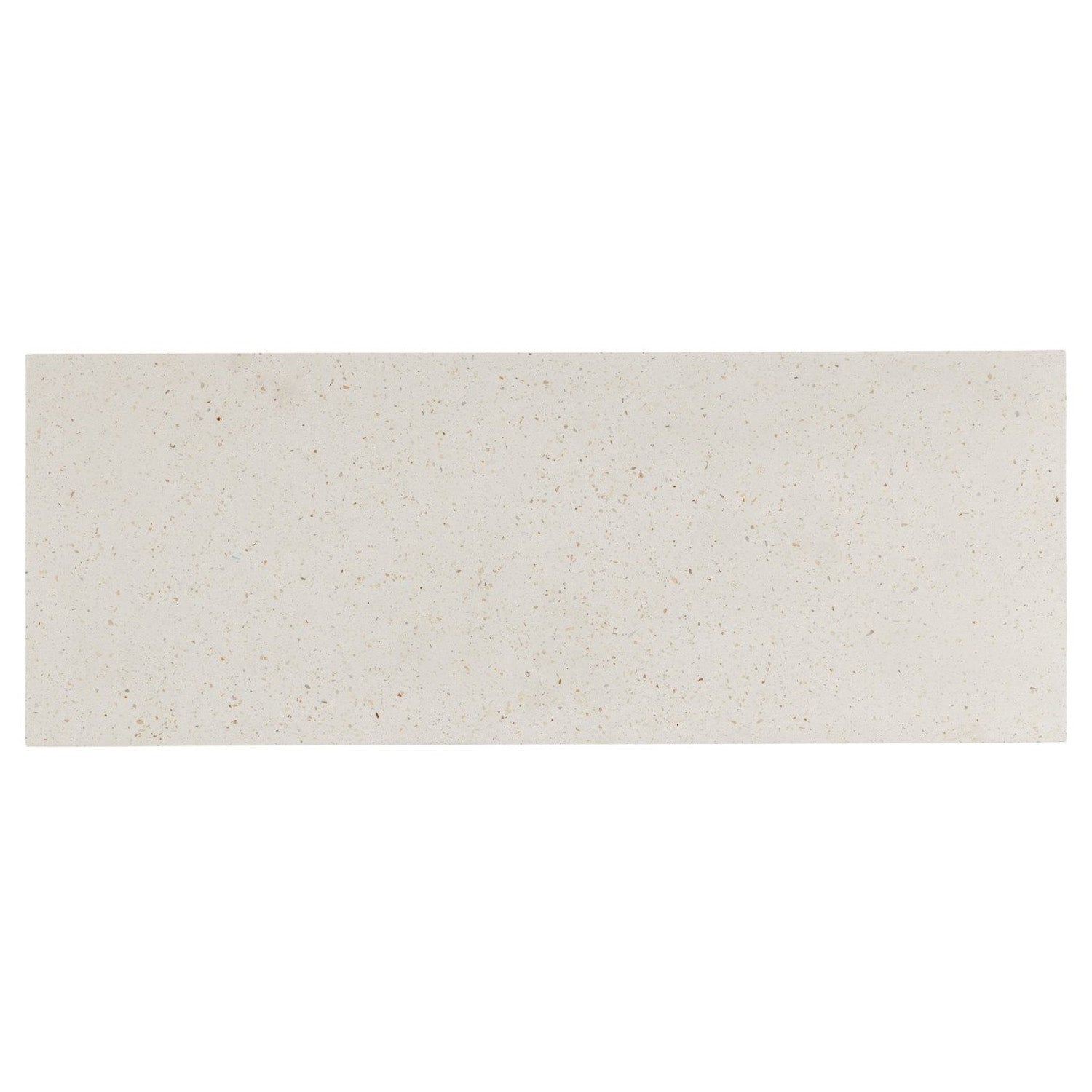 Currey & Co Carson Ivory Terrazzo Bench