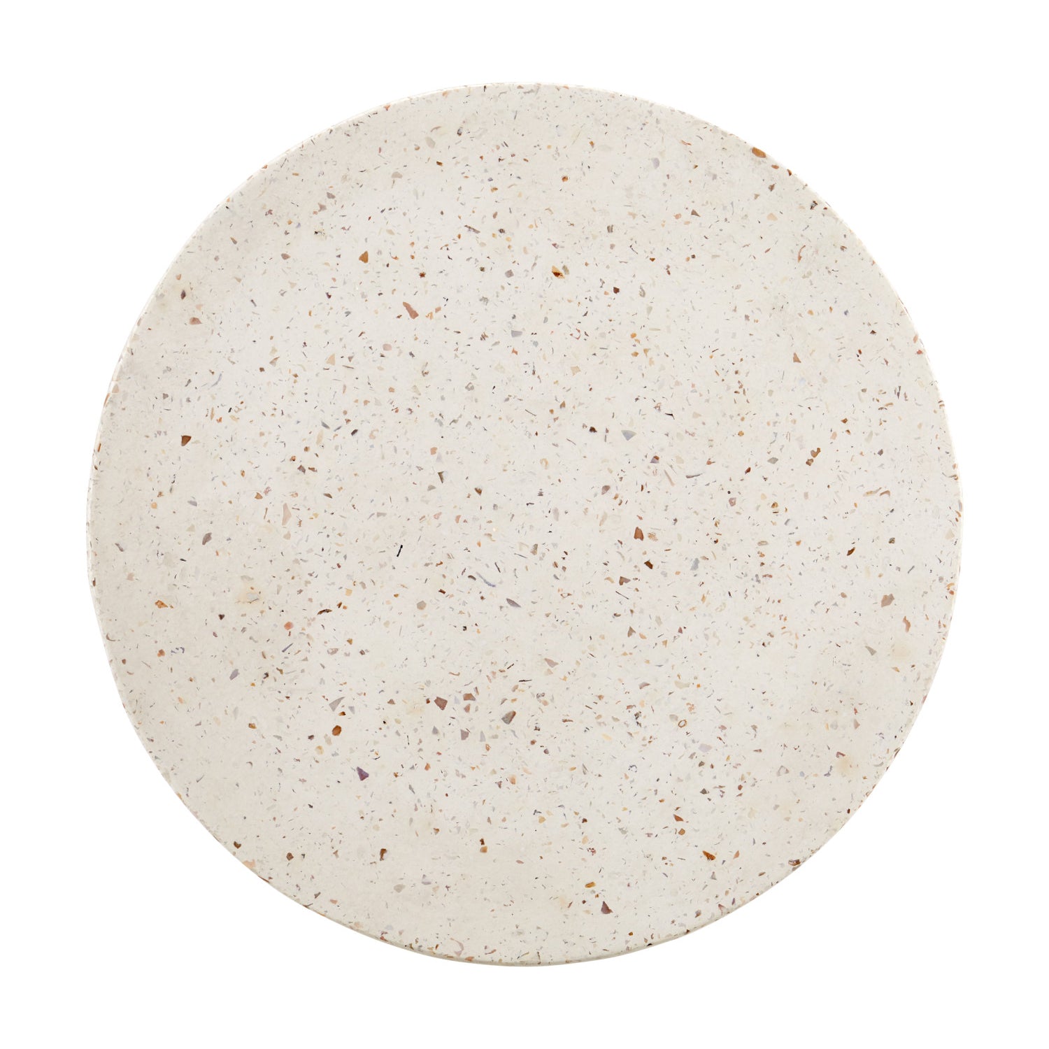 Currey & Co Cresta Ivory Terrazzo Drinks Table