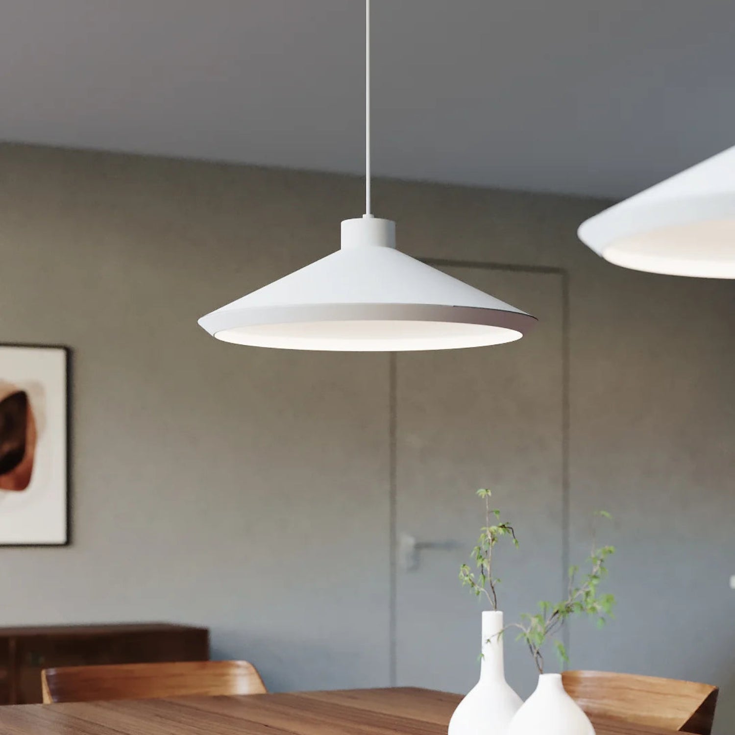 Sonneman Koma Satin White 2754.03-E Pendant