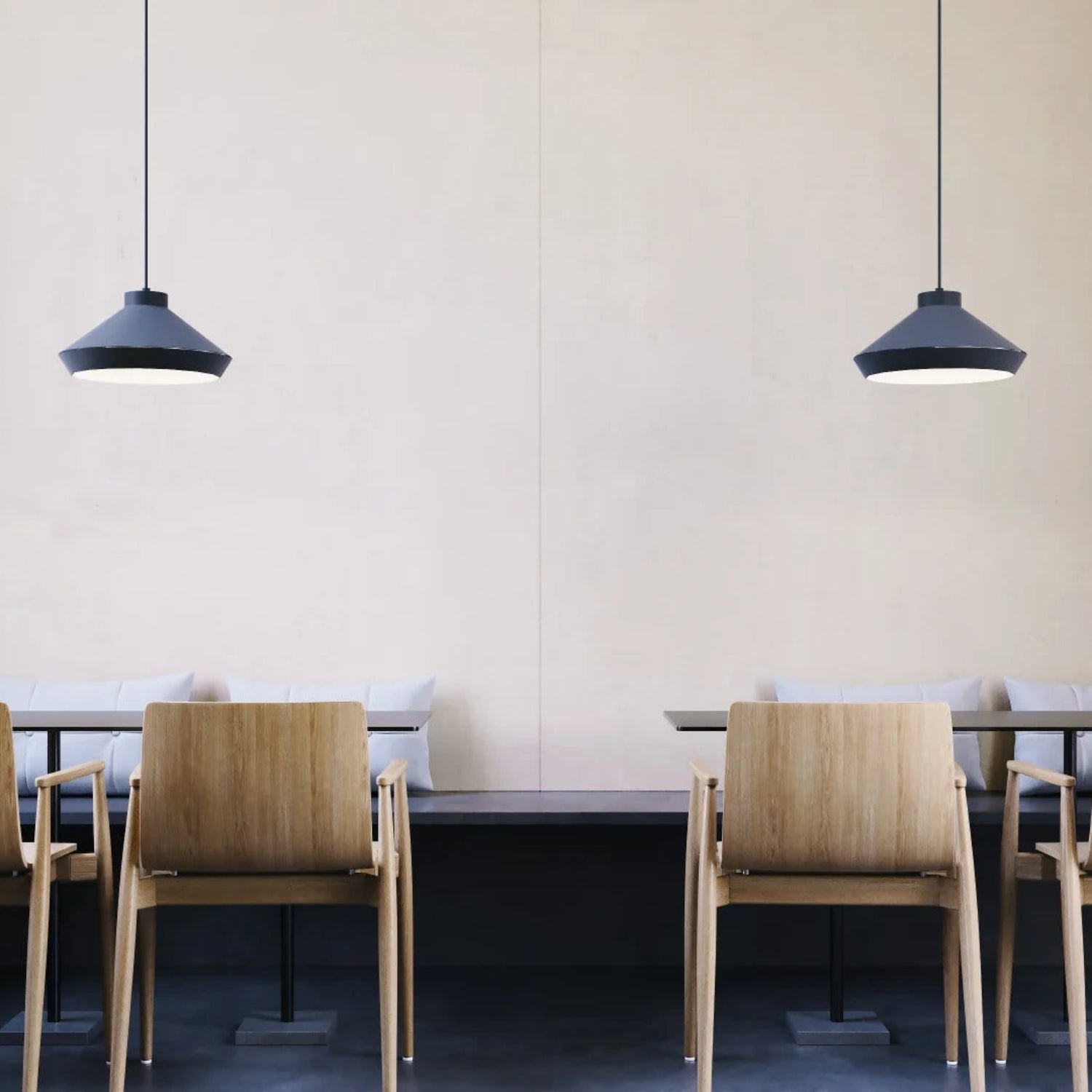 Sonneman Koma Satin Black 2752.25-E Pendant