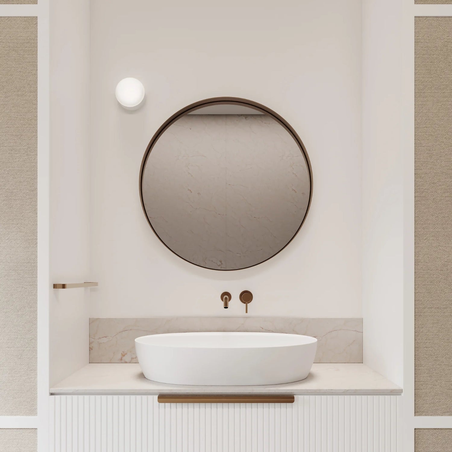 Sonneman Reals Texture White 7309.XX.DL.98-WL Surface Mount