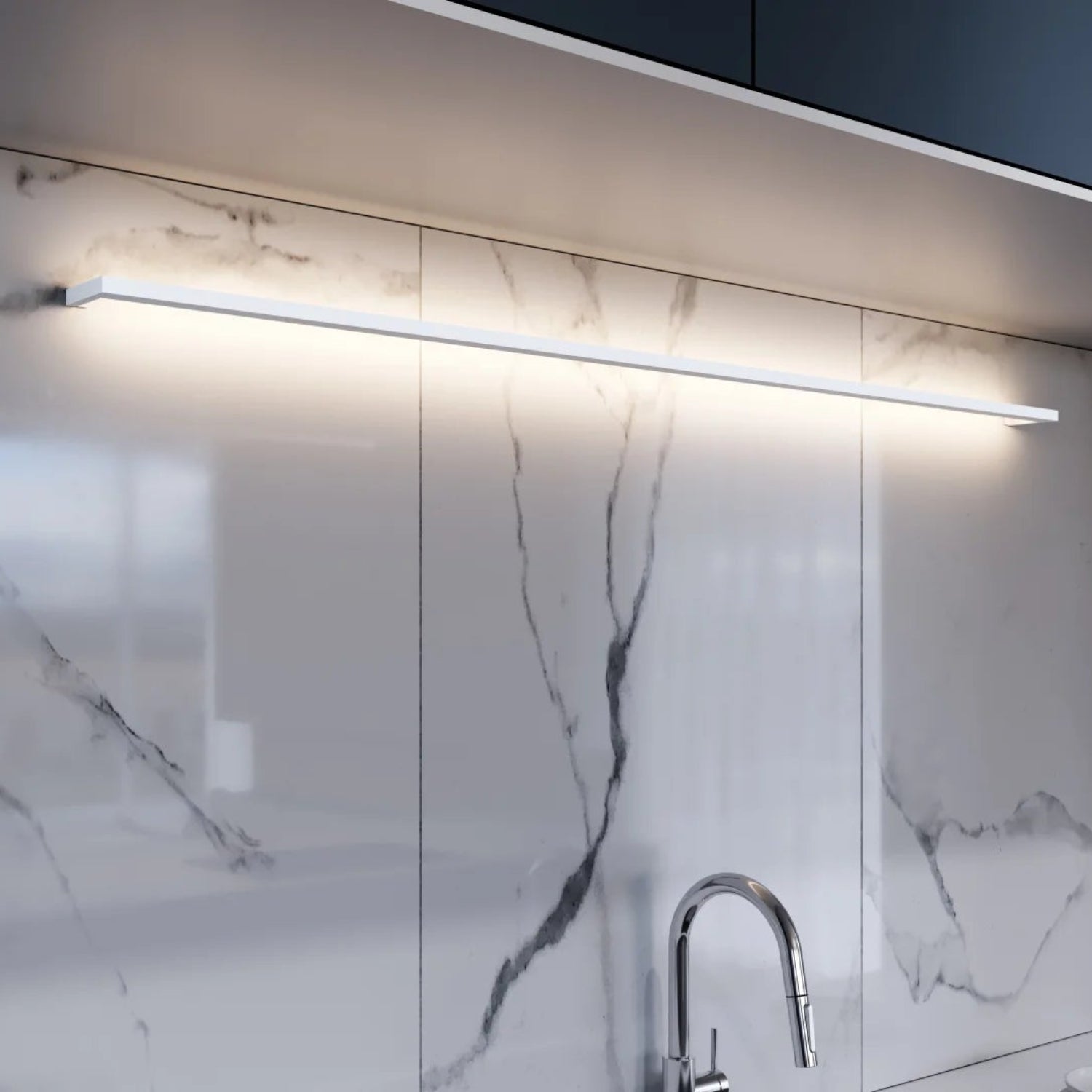 Sonneman Thin-Line Satin White 2814.03-6 Wall Sconce