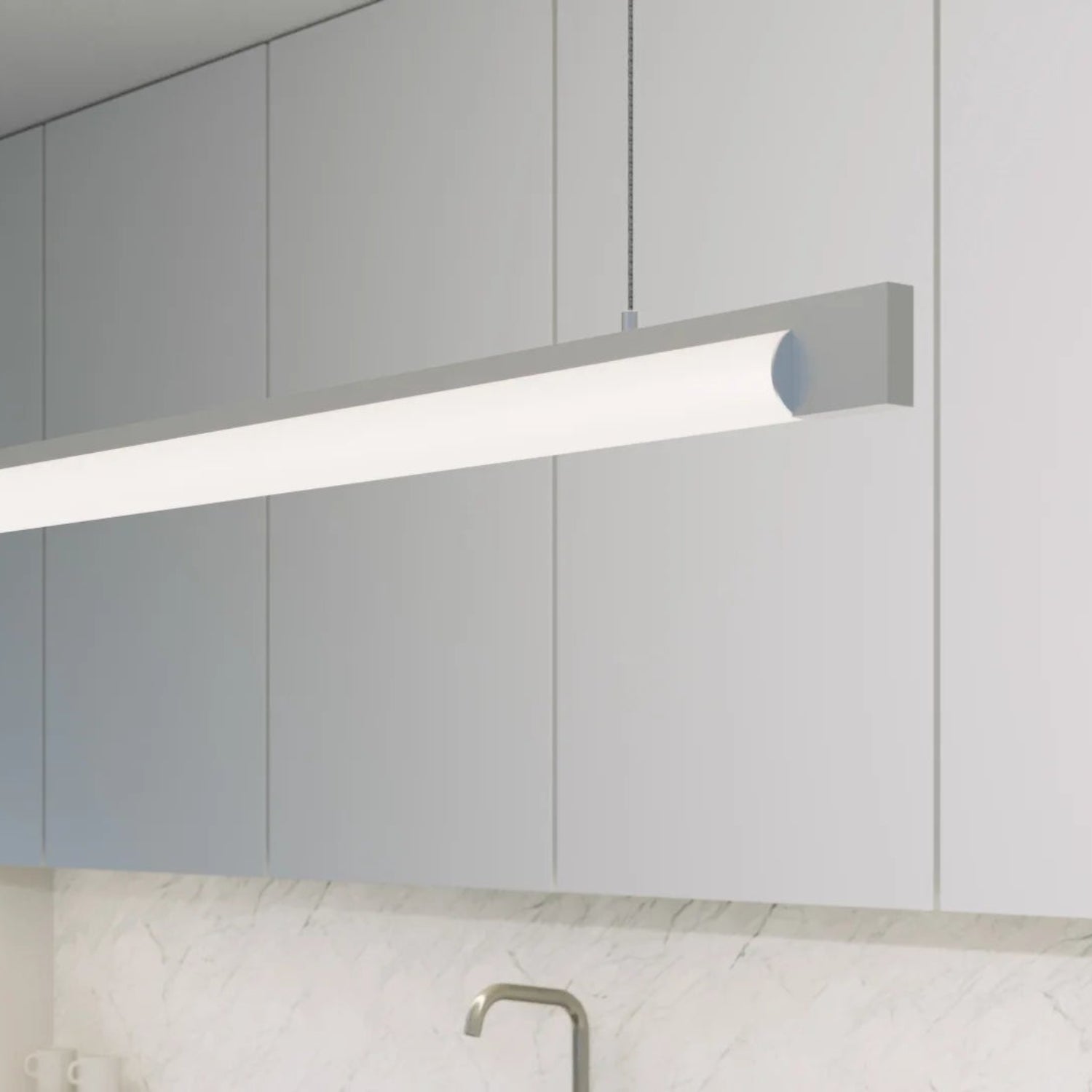 Sonneman Keel Bright Satin Aluminum 3826.16 Pendant