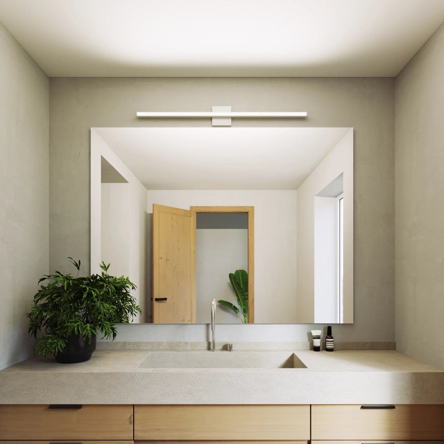 Sonneman Stix Satin White 2772.03 Bath And Vanity Light