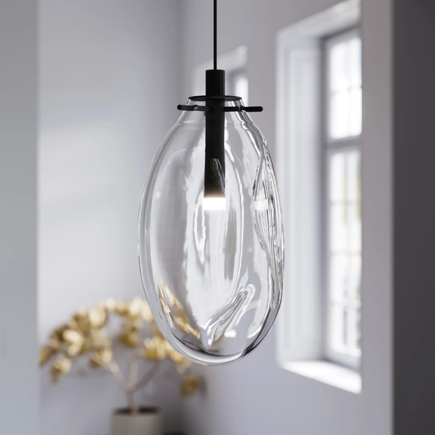 Sonneman Liquid Satin Black 2970.25C Pendant