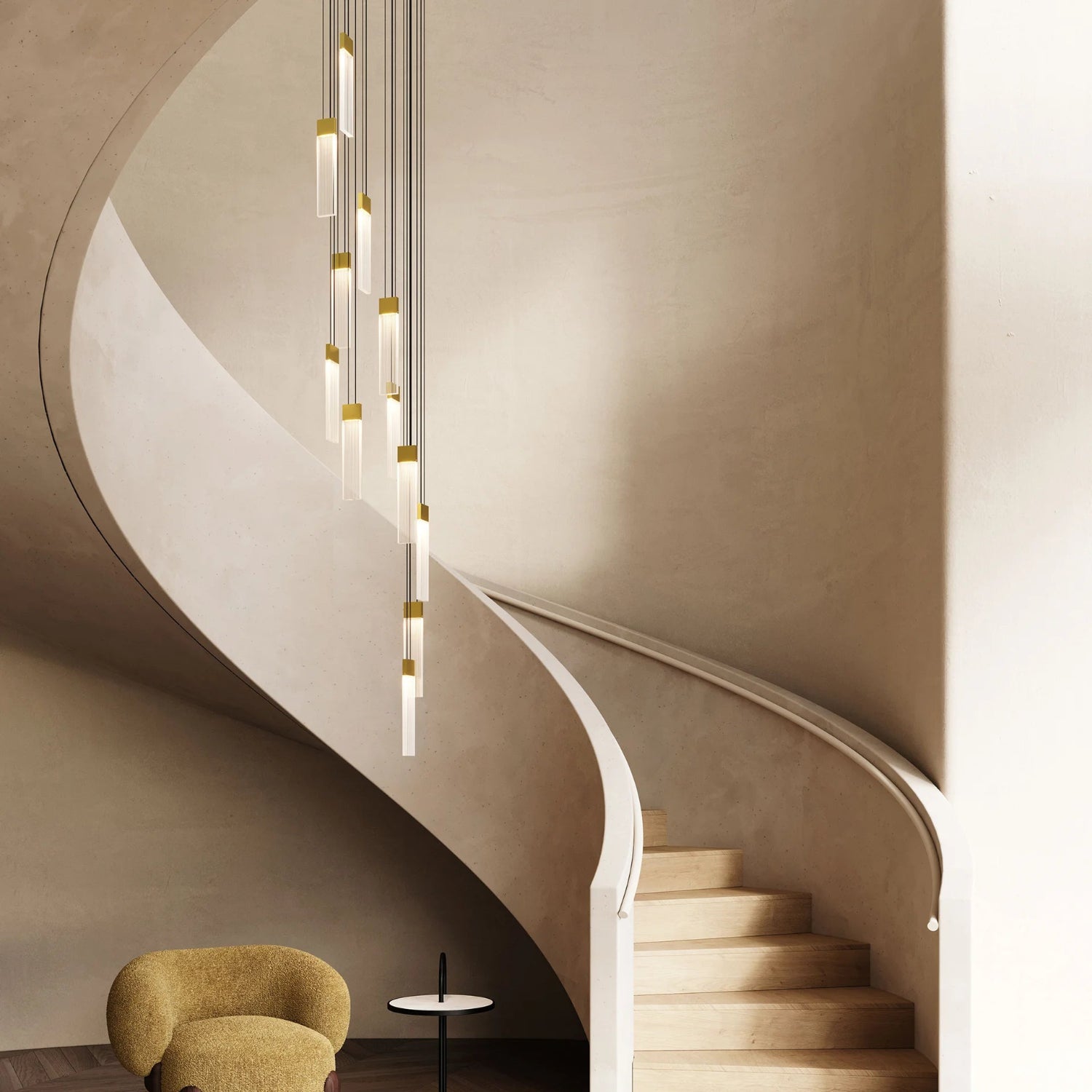 Sonneman V Panels Brass 3095.14 Pendant