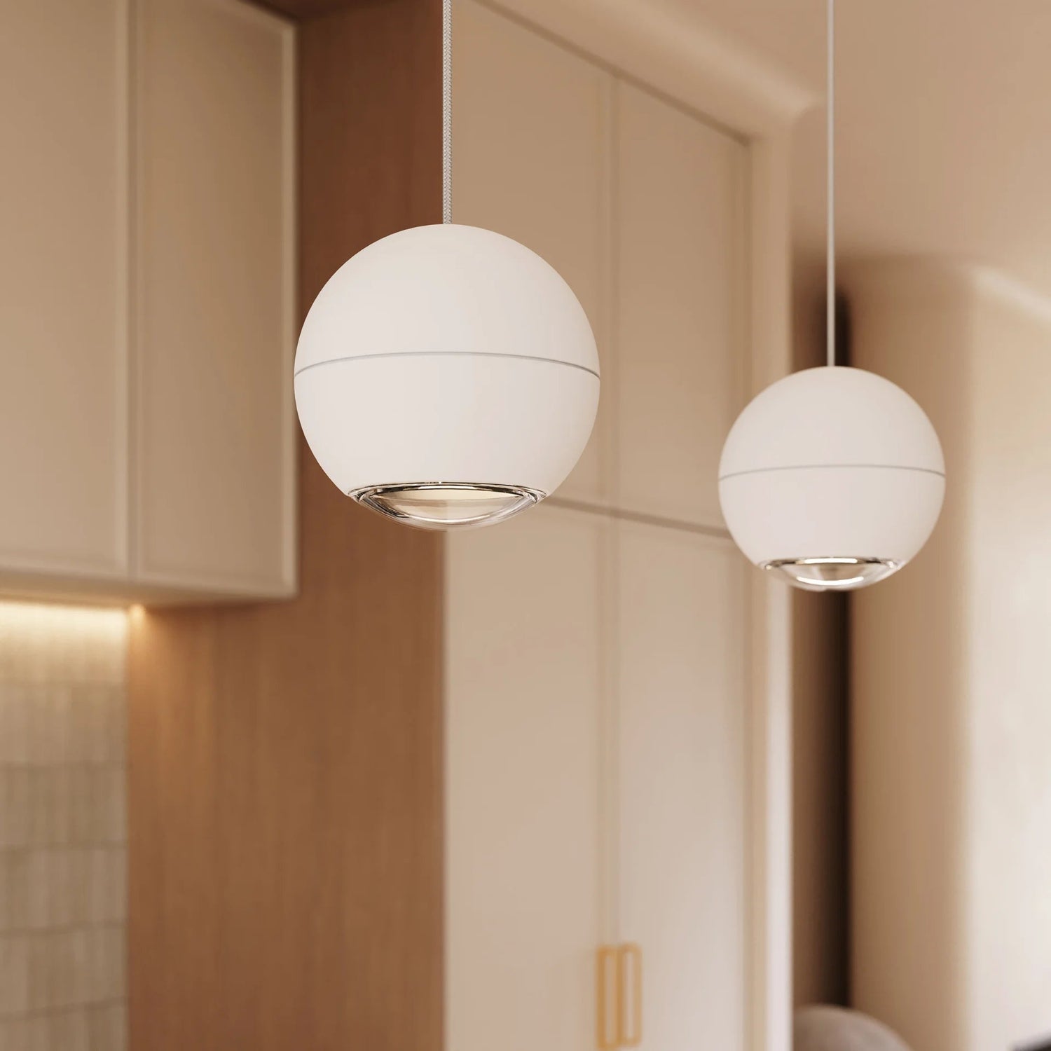 Sonneman Hemisphere Texture White 7508.98 Pendant