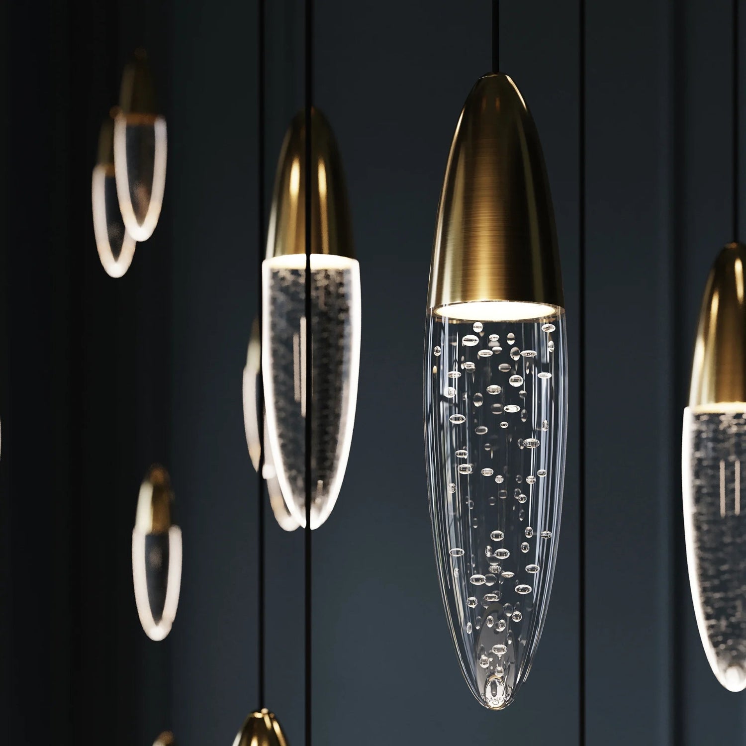 Sonneman Sultana Satin Brass 4163.38 Pendant