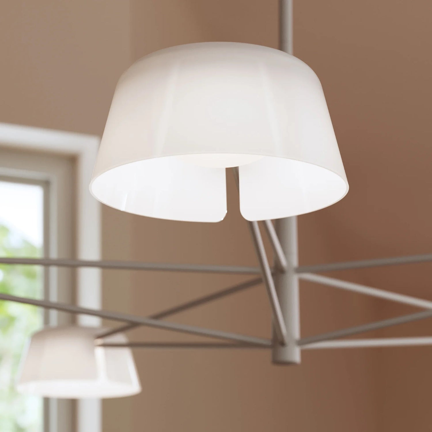 Sonneman Ray Warm Gray 2035.17W Chandelier