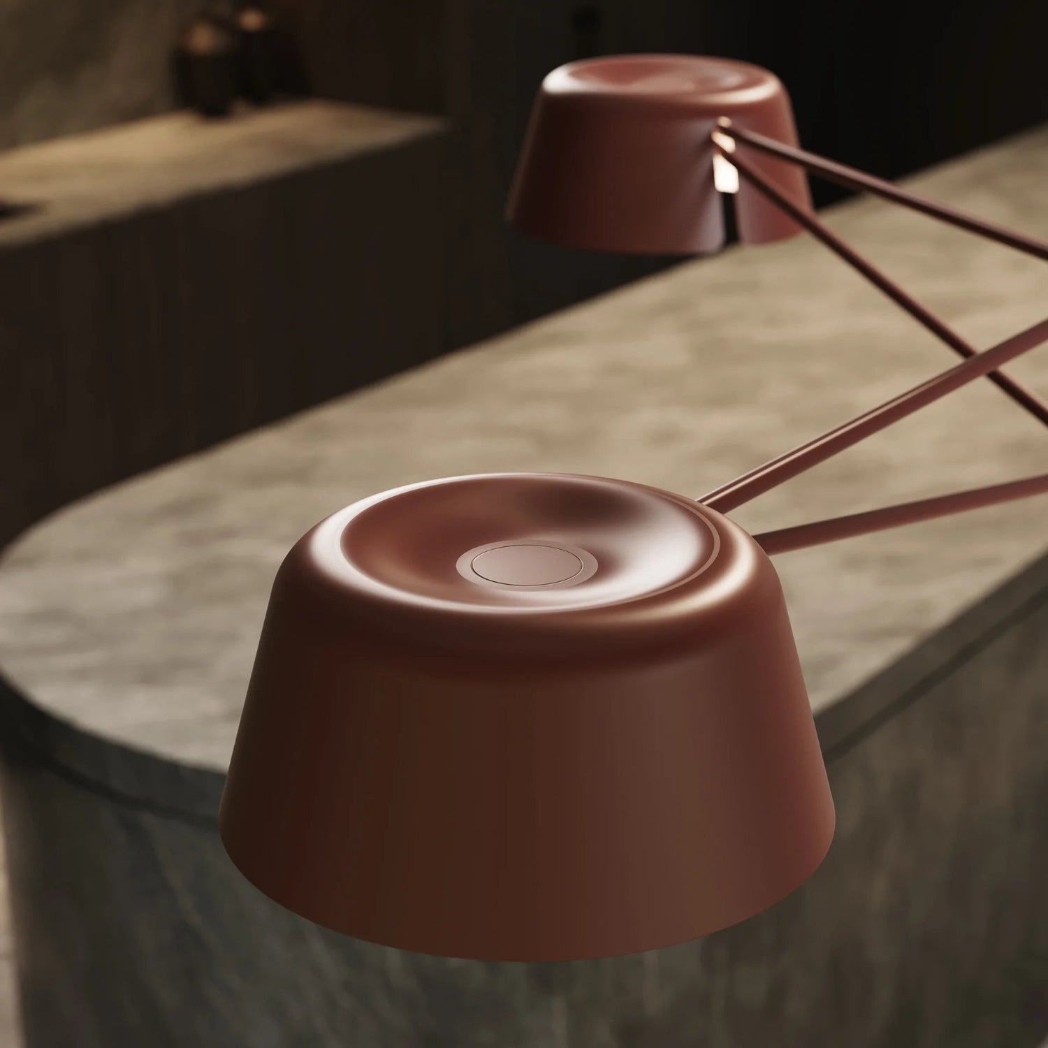 Sonneman Ray Oxide Red 2033.73 Chandelier