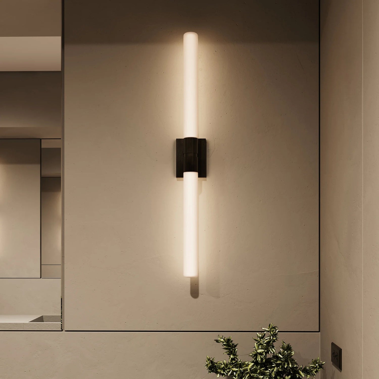 Sonneman Scepter Black Brass 3963.51 Bath And Vanity Light