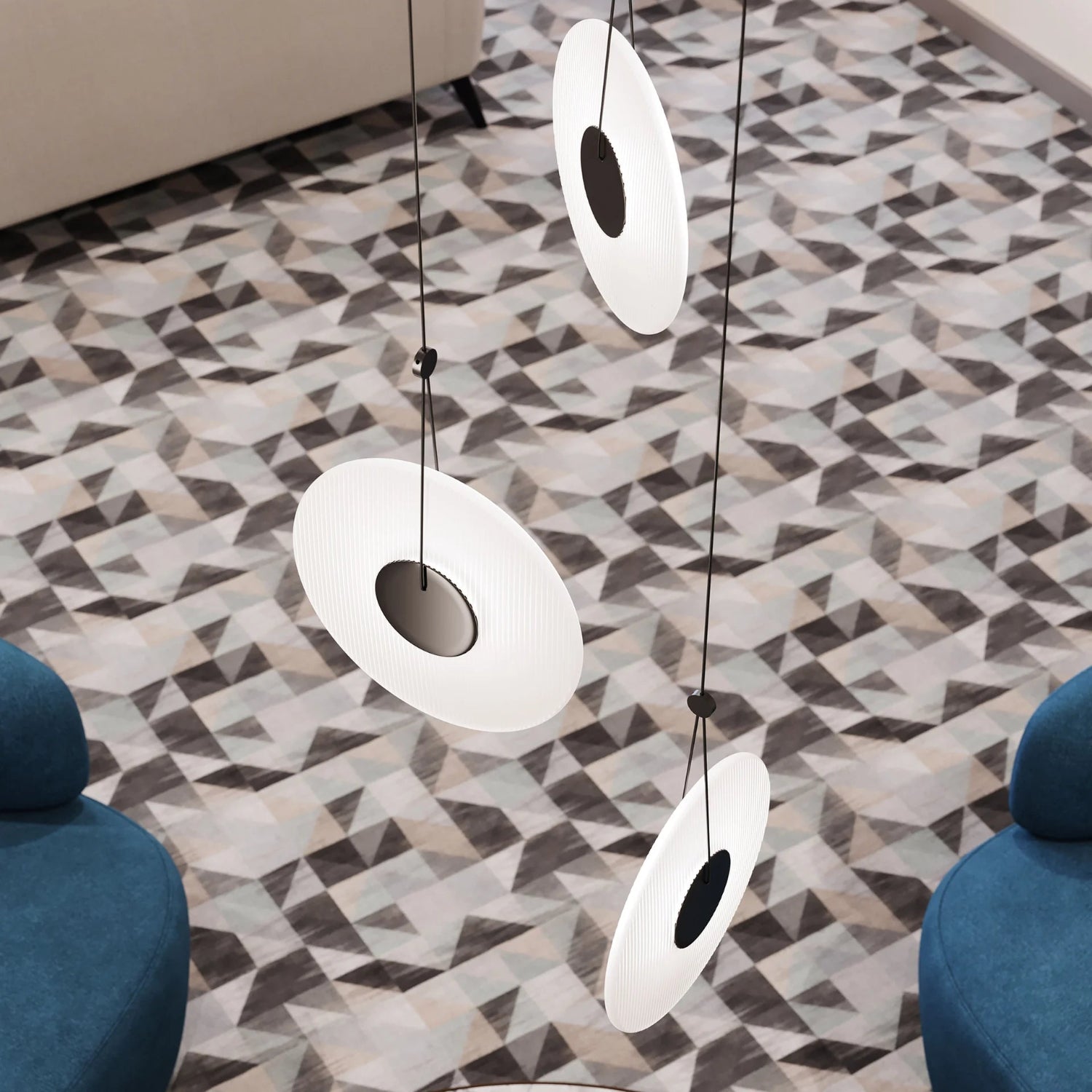 Sonneman Meclisse Satin Black 3115.25E Pendant