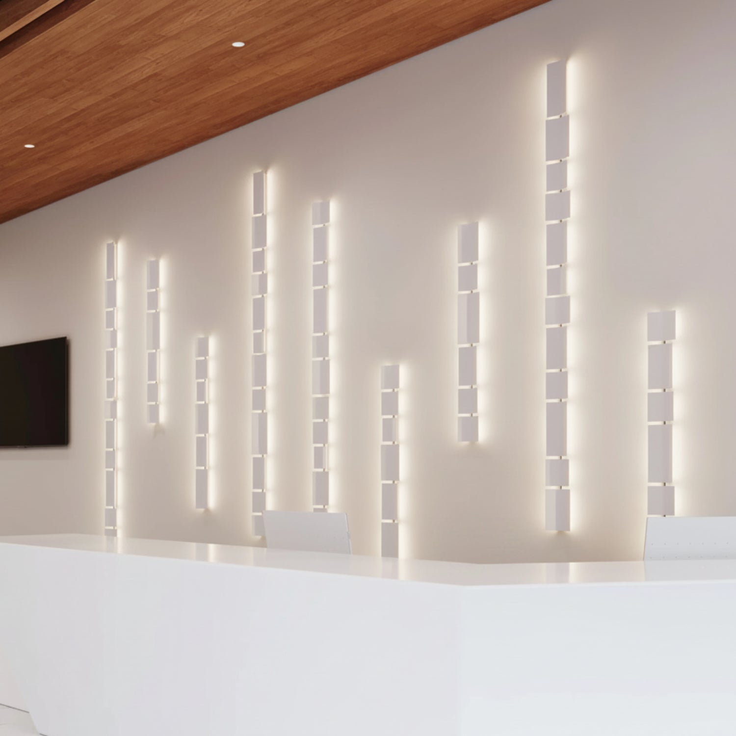 Sonneman Turo Satin White 3445.03 Wall Sconce