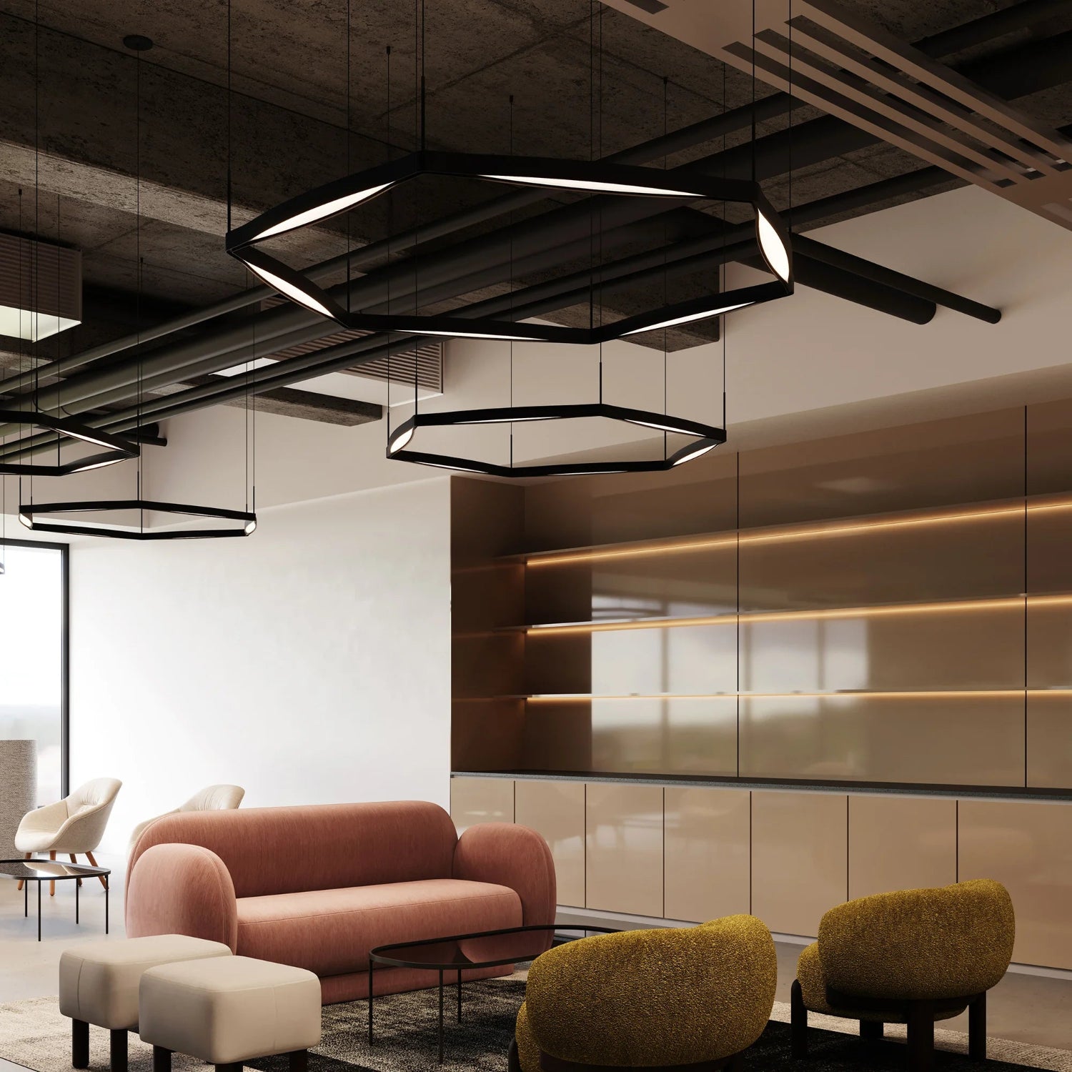Sonneman Ola Satin Black 22QKRR01120PHA Pendant