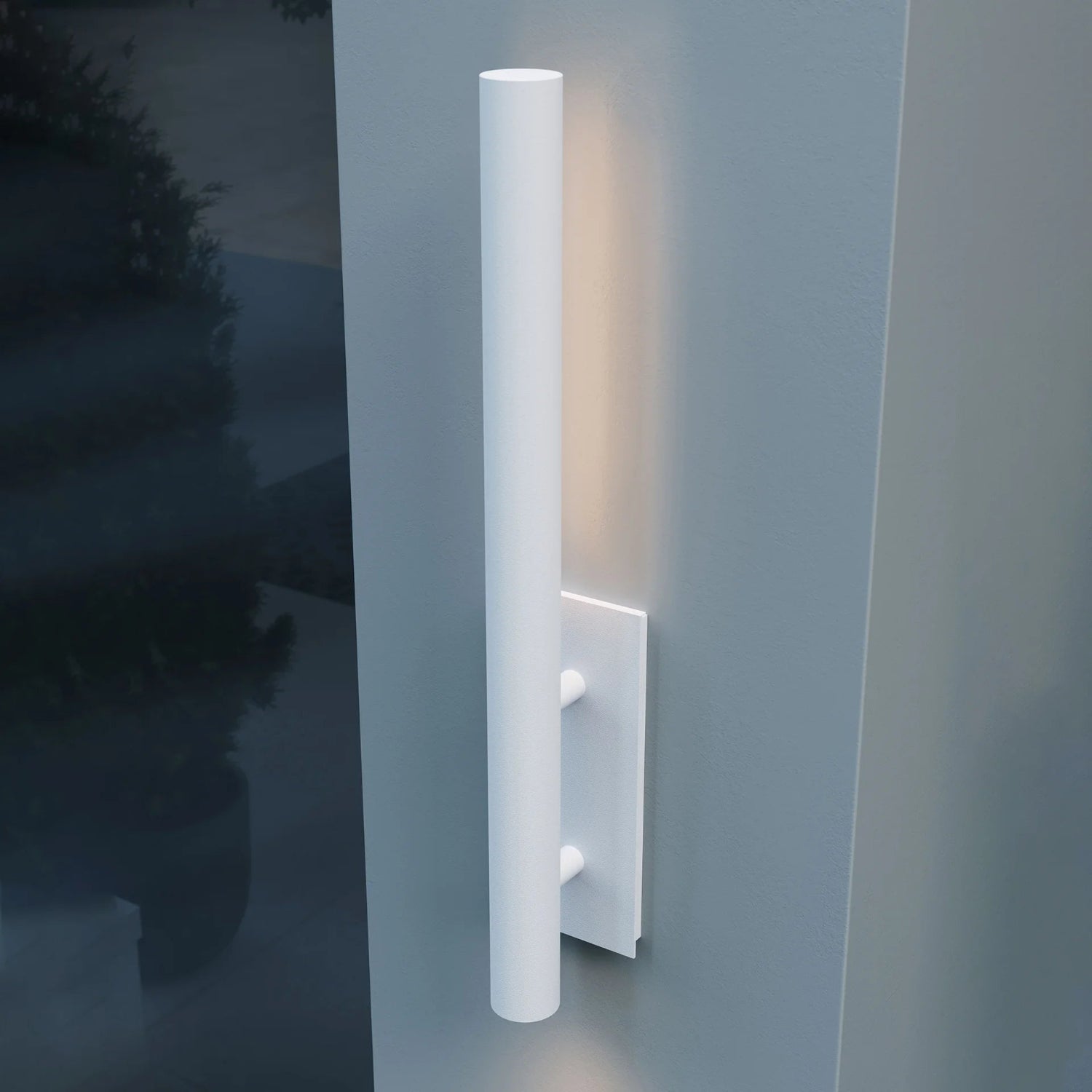 Sonneman Flue Texture White 7480.98-WL Wall Sconce
