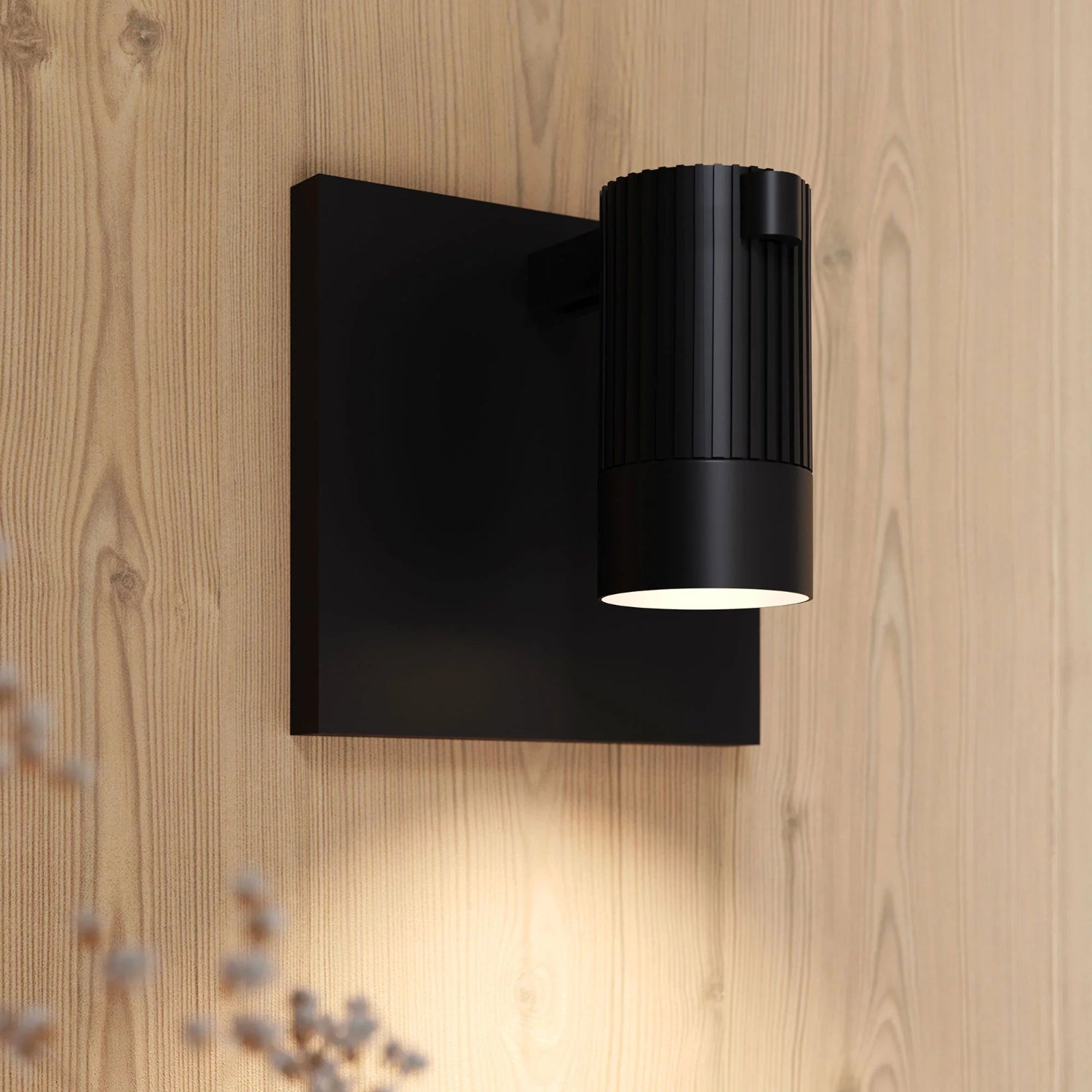Sonneman Suspenders Satin Black SLS0215 Wall Sconce