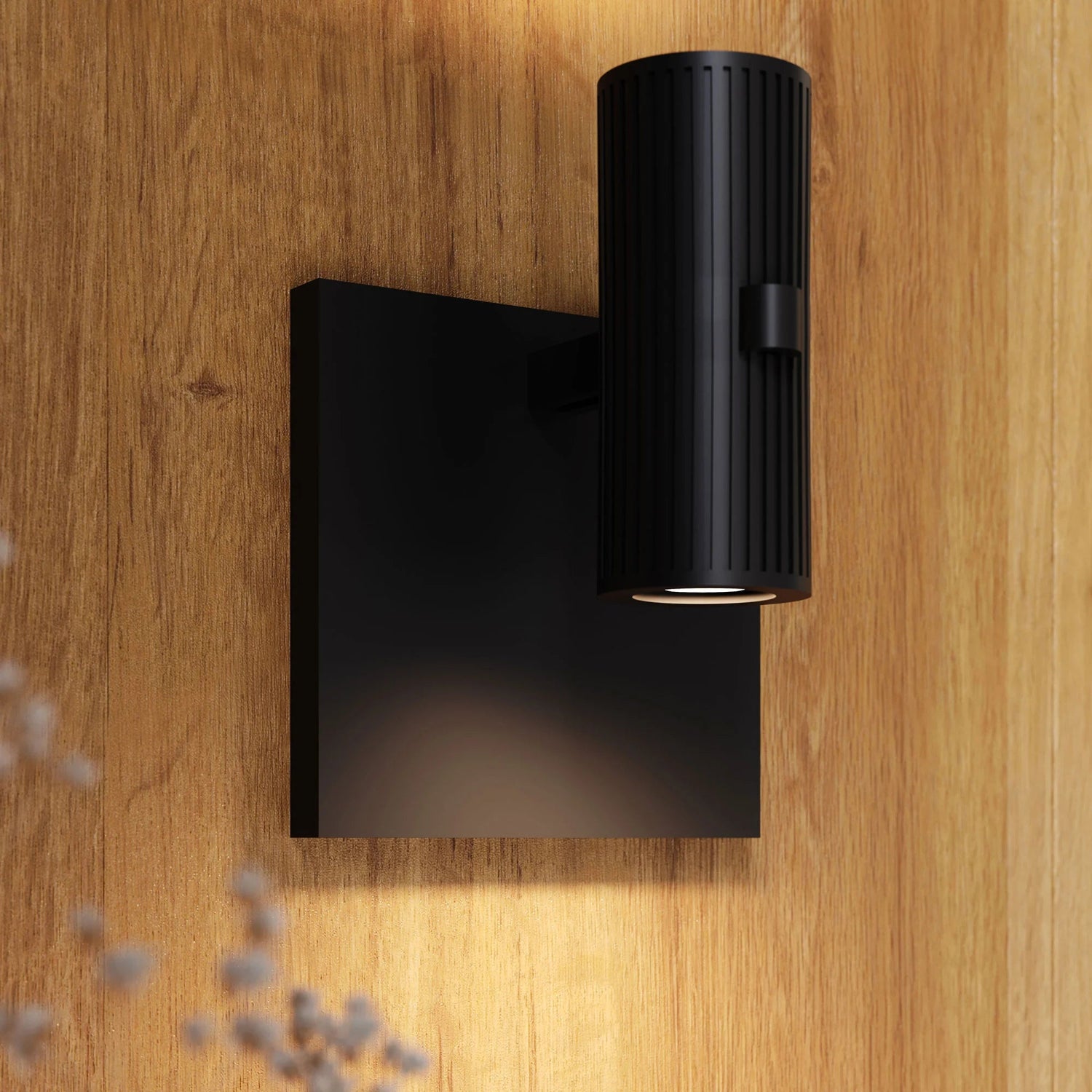 Sonneman Suspenders Satin Black SLS0216 Wall Sconce