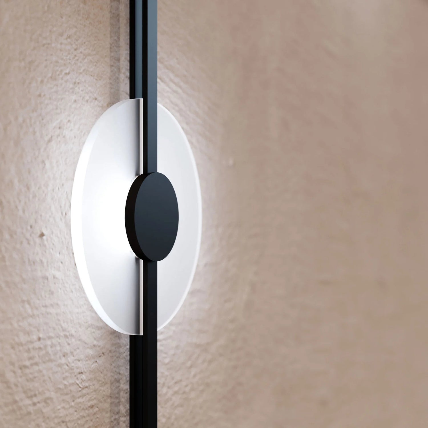 Sonneman Suspenders Satin Black SLS1153 Wall Sconce