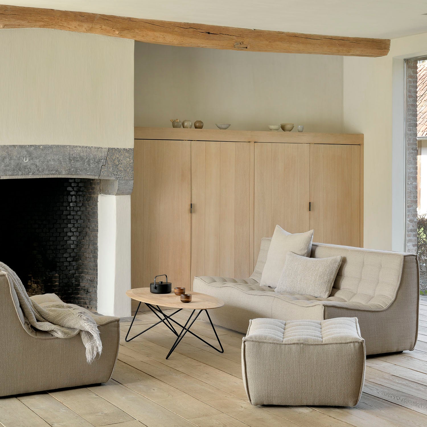 Ethnicraft N701 Footstool