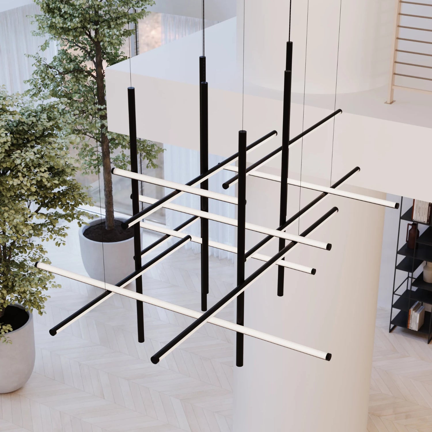 Sonneman Labyrinth Satin Black 2109.25 Pendant