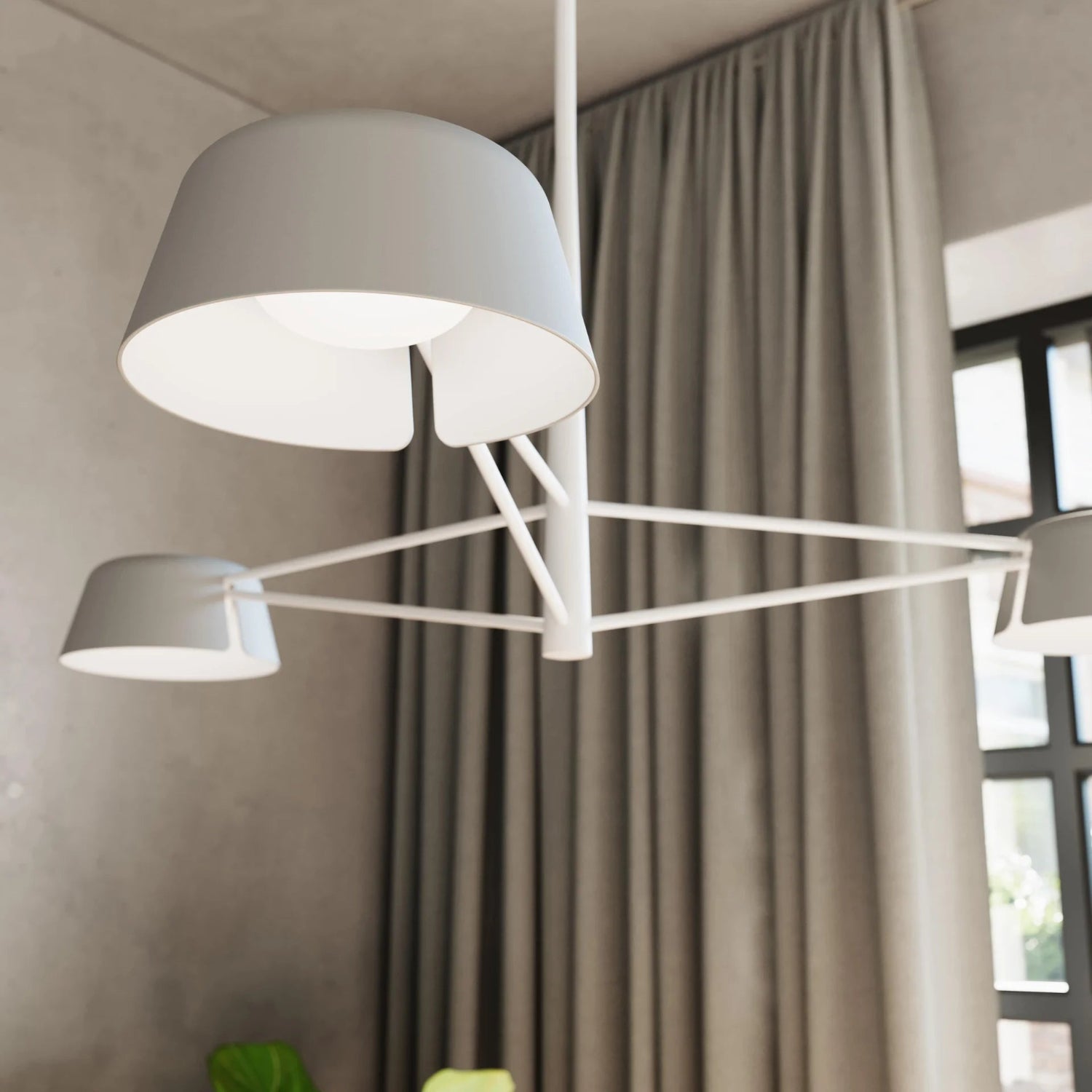 Sonneman Ray Warm Gray 2033.17 Chandelier