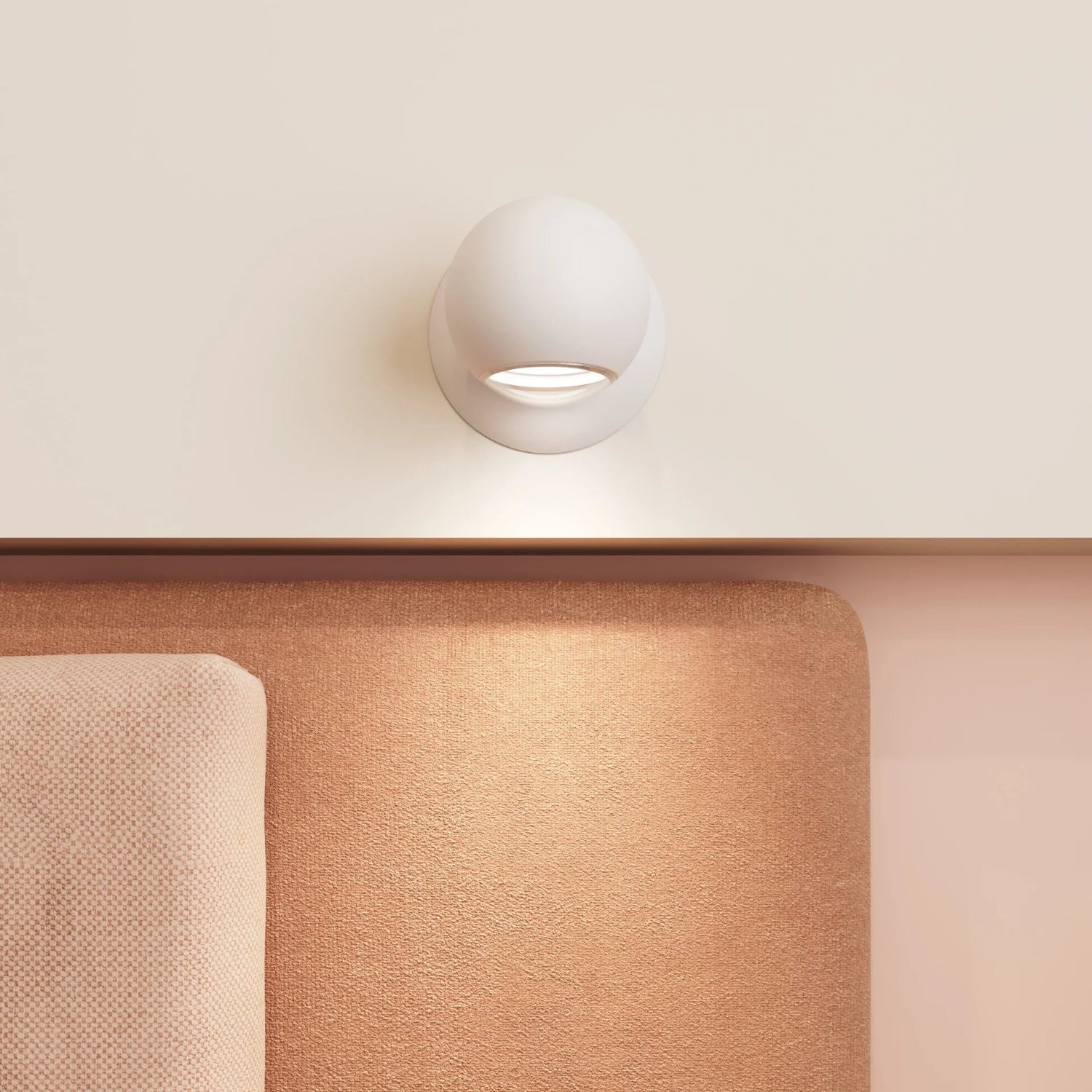 Sonneman Hemisphere Texture White 7500.98 Wall Sconce