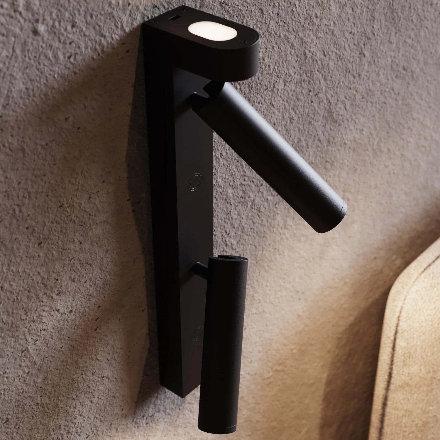 Sonneman Haim Texture Black 3364.97 Wall Sconce
