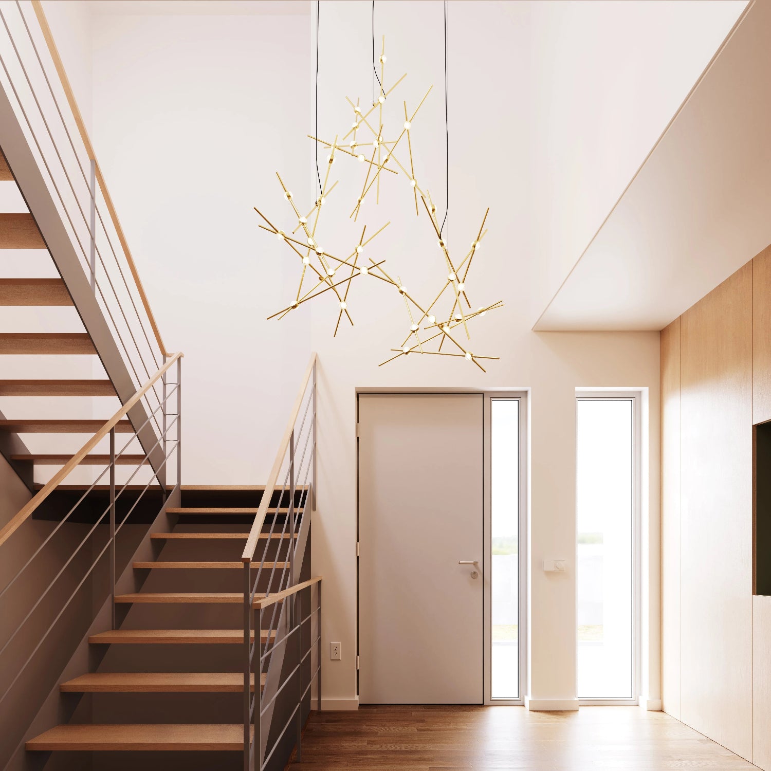 Sonneman Constellation Satin Brass 2151.38C Pendant